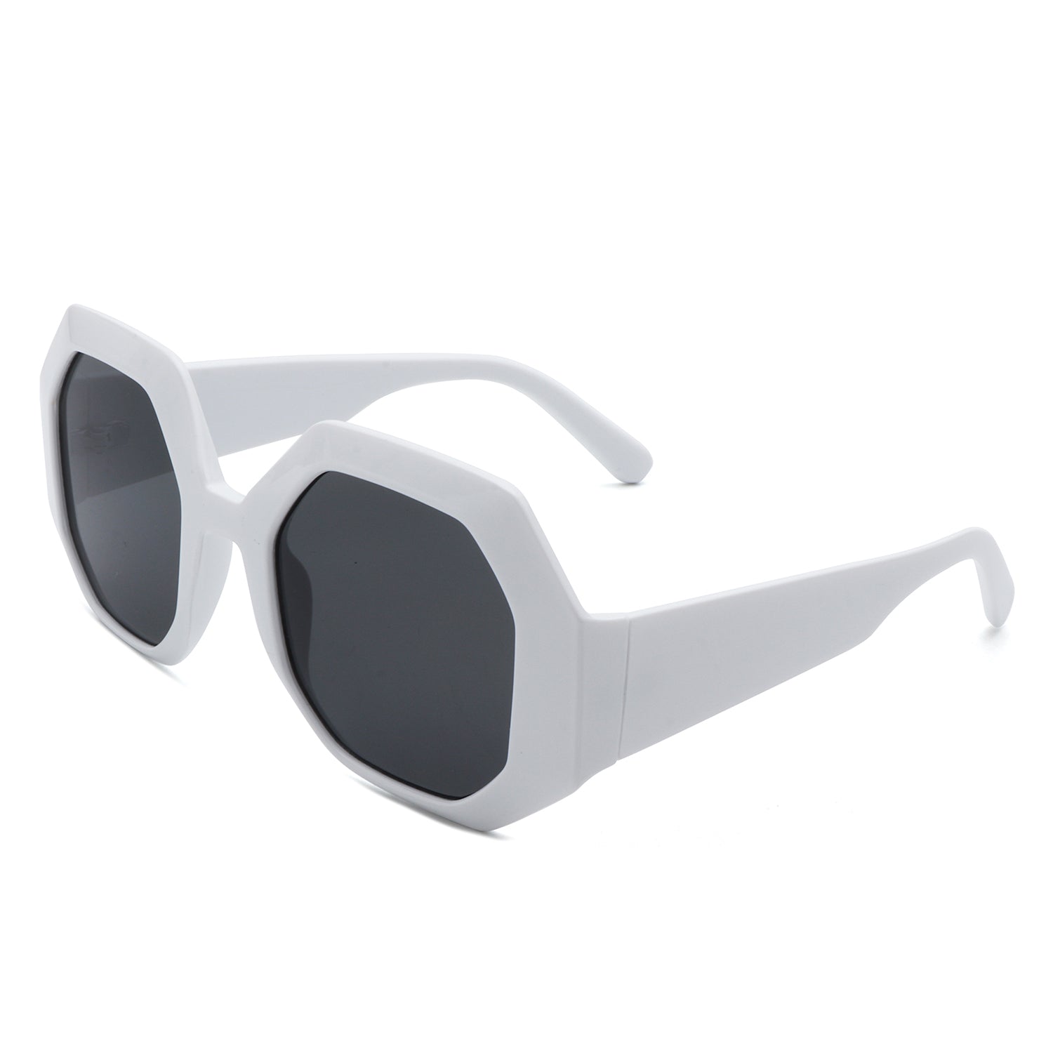 Diamorex Retro Polygon Round Fashion Women Sunglasses with a stylish design, featuring a plastic frame and PC lenses, perfect for sun protection.