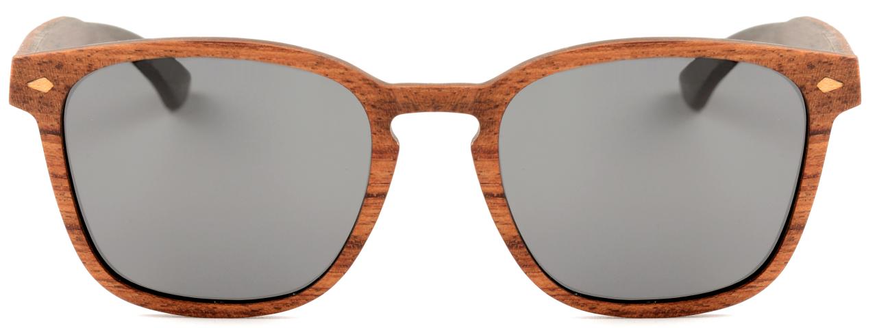 Ed Wood Wood Sunglasses featuring a retro design with a multi-layer wood frame in ebony/Kosso and rosewood/ebony finishes.