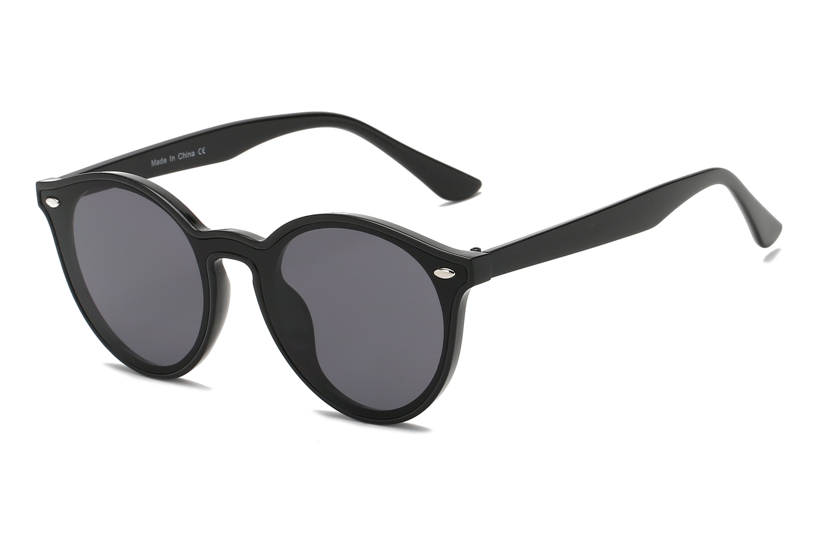 Eden Sunglasses featuring a unisex retro vintage design with round lenses, lightweight plastic frame, and UV protection.