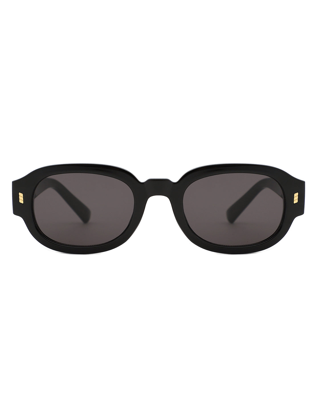 Elandra Retro Fashion Sunglasses with narrow oval frames, showcasing a stylish design suitable for both men and women.