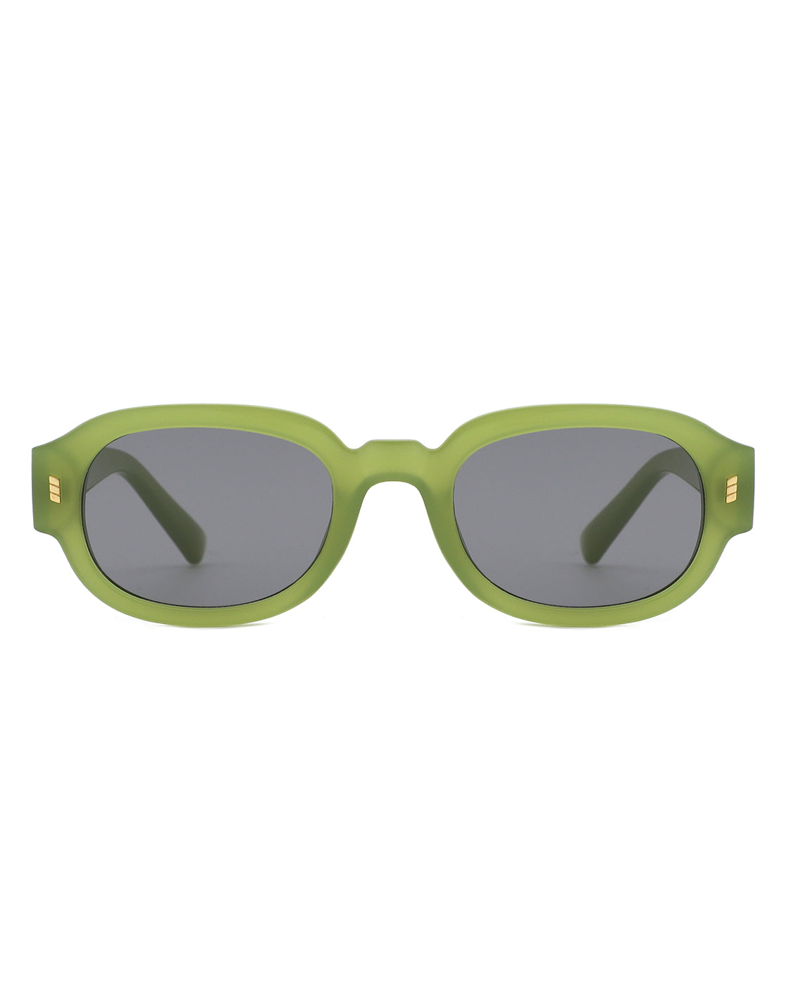 Elandra Retro Fashion Sunglasses with narrow oval frames, showcasing a stylish design suitable for both men and women.