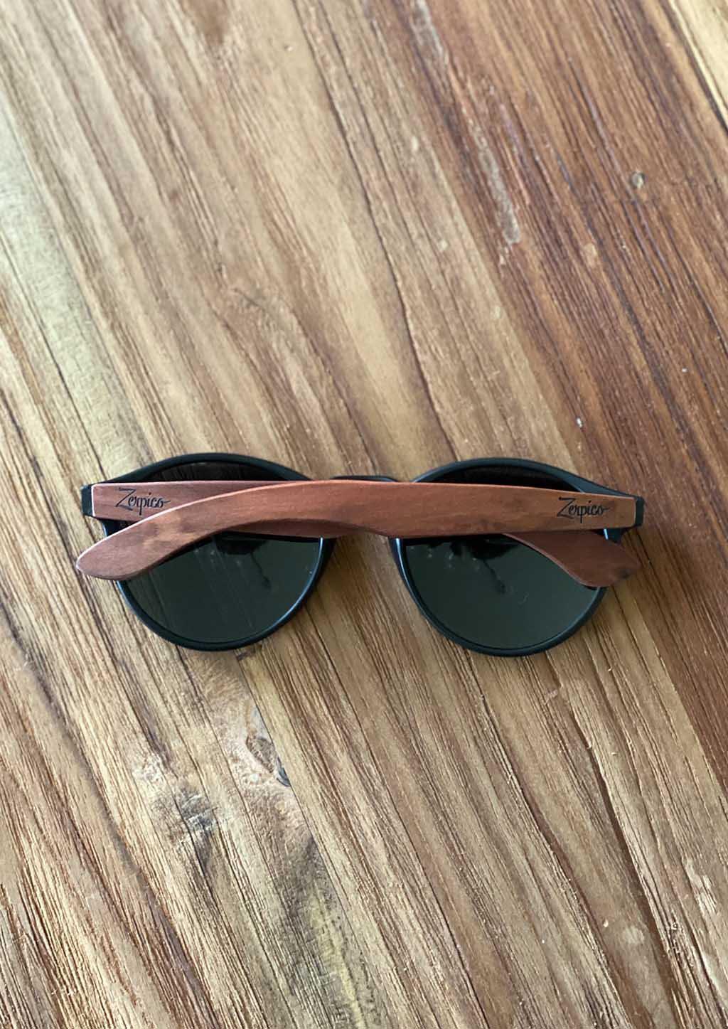 Handmade Eyewood Cubs - Simba wooden sunglasses for kids, featuring a unique rosewood design and polarized lenses.