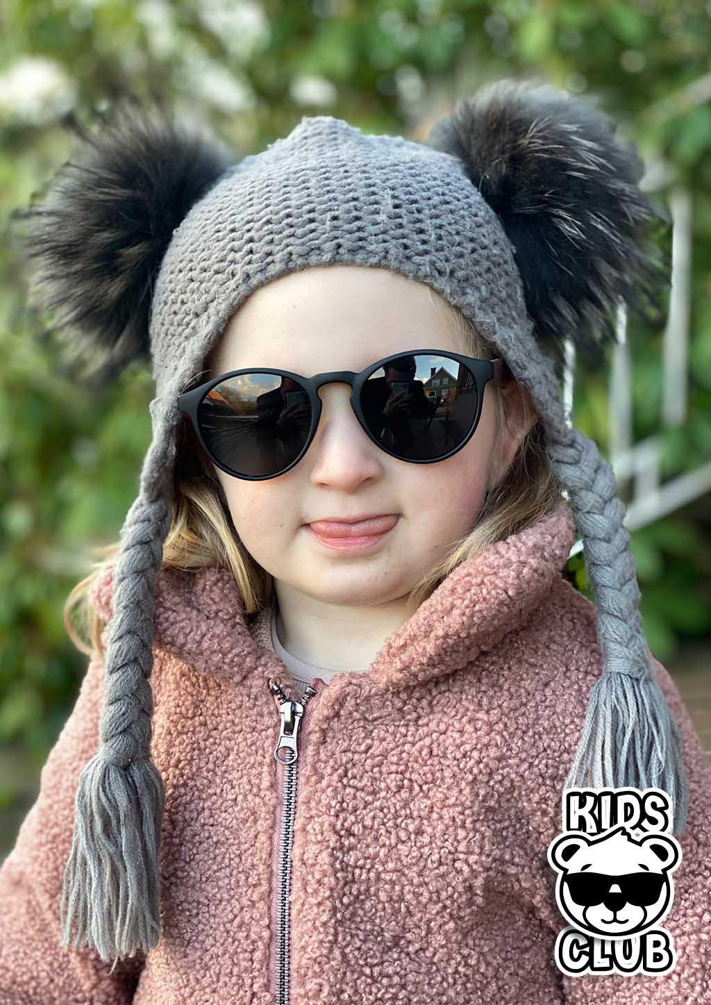 Handmade Eyewood Cubs - Simba wooden sunglasses for kids, featuring a unique rosewood design and polarized lenses.