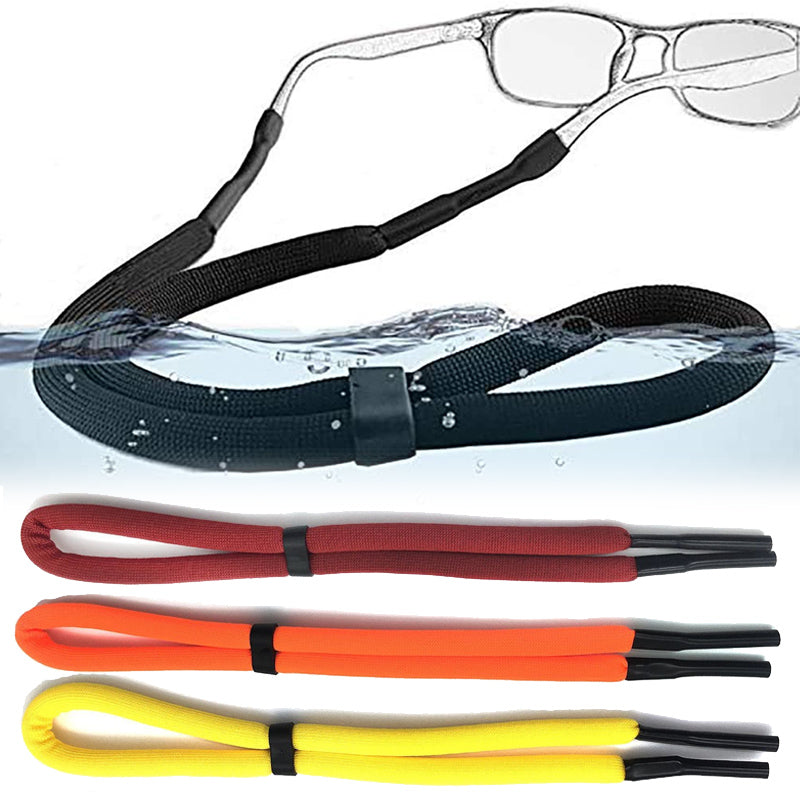 Floating Foam Glasses Chain in vibrant colors, showcasing its lightweight and durable design, ideal for outdoor activities.