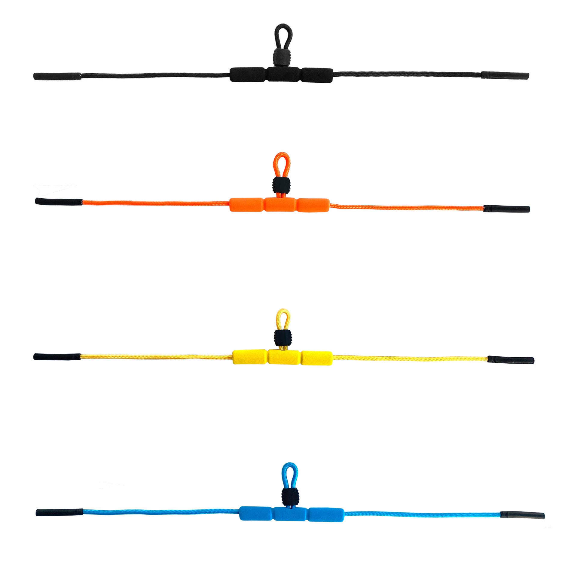 Floating Foam Glasses Chain in vibrant colors, showcasing its lightweight and durable design, ideal for outdoor activities.