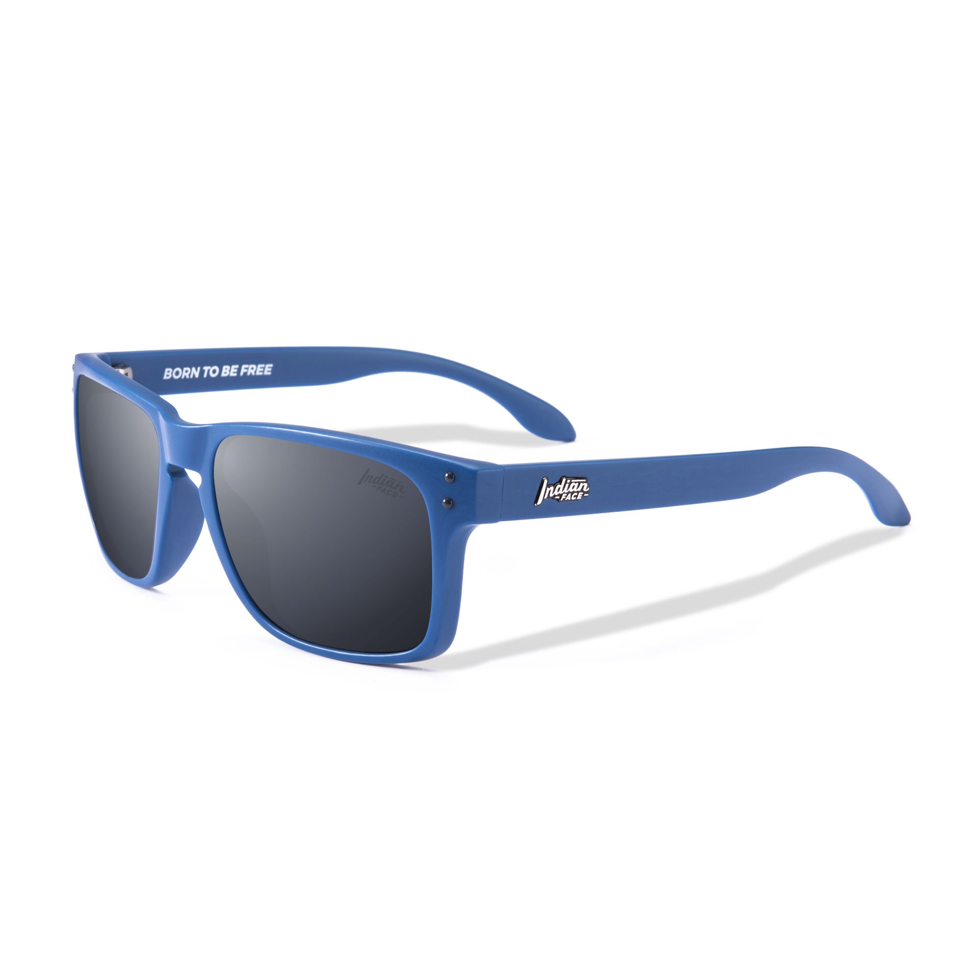 Freeride Blue/Black sunglasses with polarized lenses, showcasing a stylish unisex design suitable for outdoor activities.