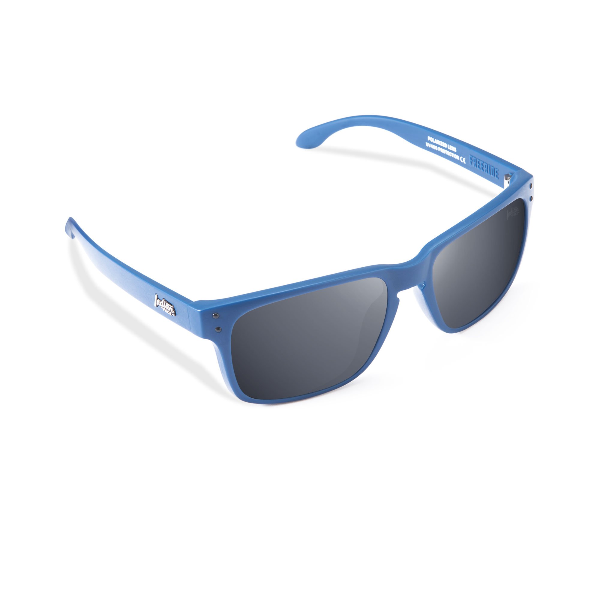 Freeride Blue/Black sunglasses with polarized lenses, showcasing a stylish unisex design suitable for outdoor activities.