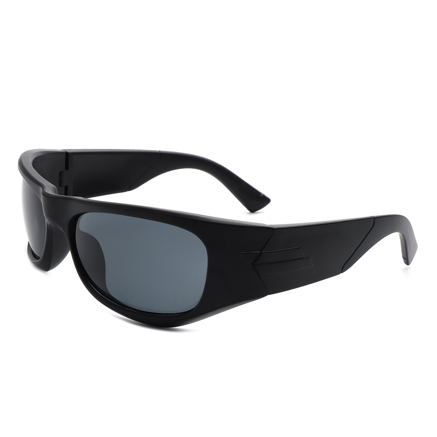 Gleamery Geometric Square Tinted Wrap Around Sunglasses with a stylish design and UV protection.