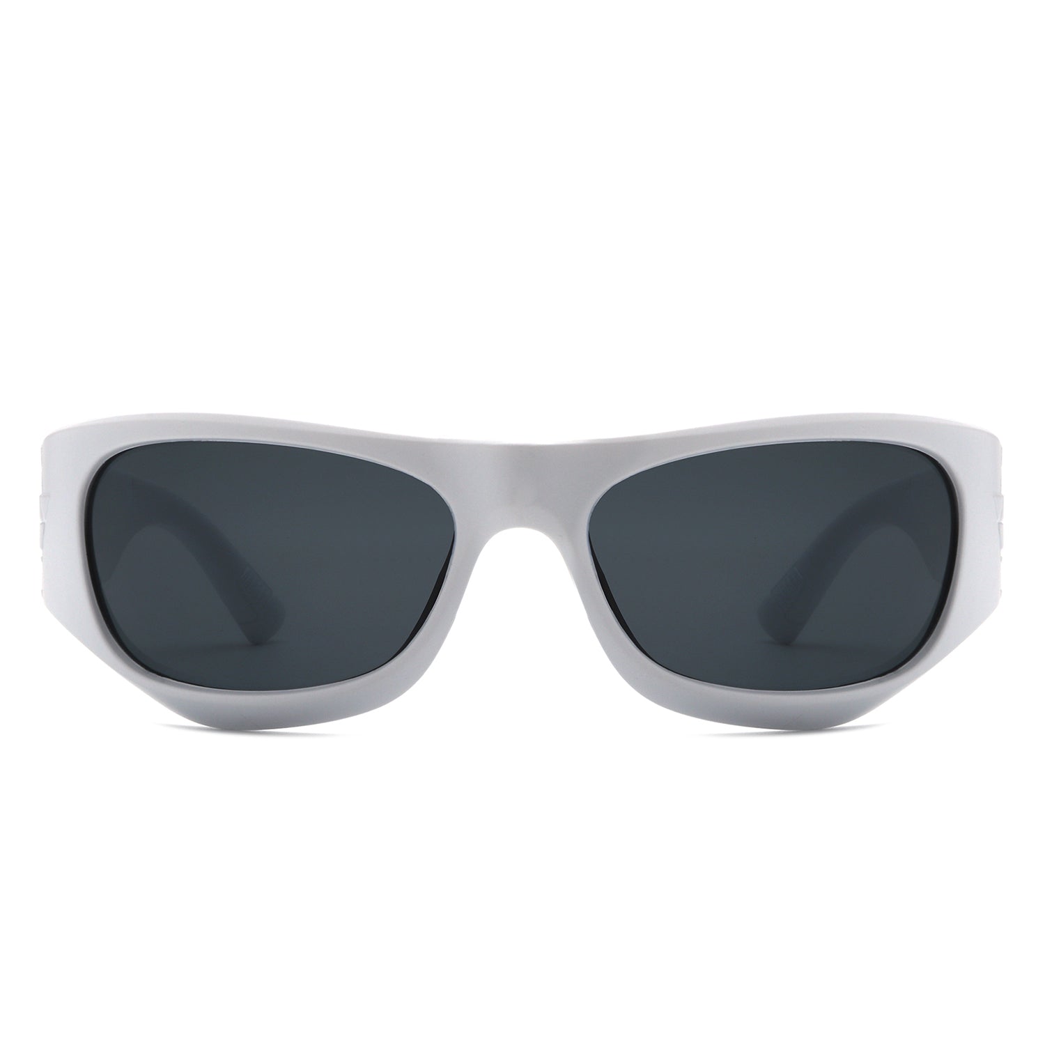 Gleamery Geometric Square Tinted Wrap Around Sunglasses with a stylish design and UV protection.