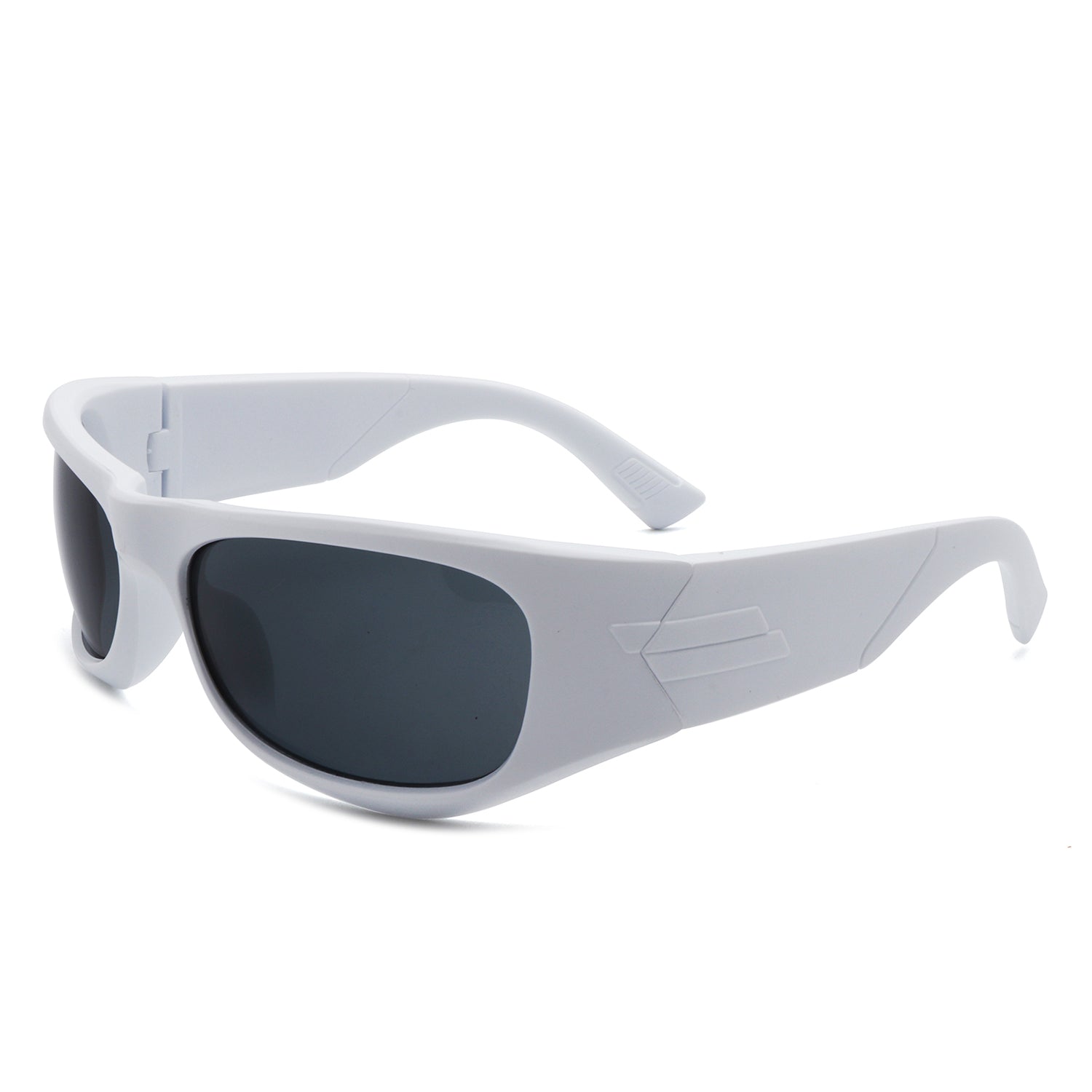 Gleamery Geometric Square Tinted Wrap Around Sunglasses with a stylish design and UV protection.