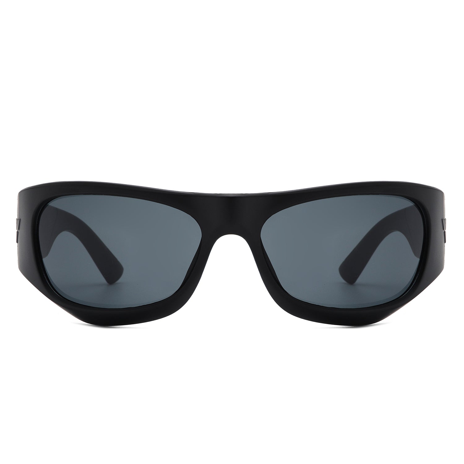 Gleamery Geometric Square Tinted Wrap Around Sunglasses with a stylish design and UV protection.