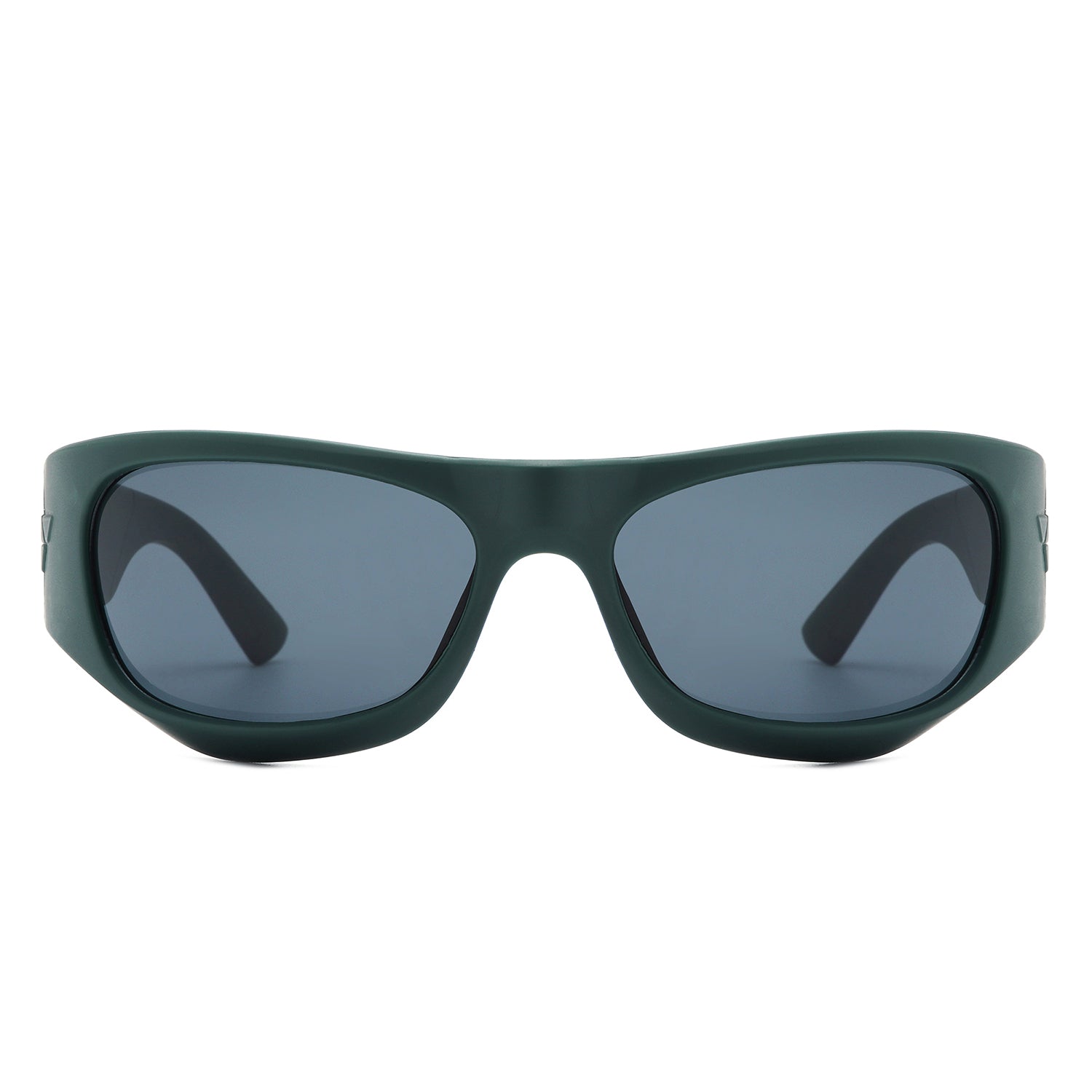 Gleamery Geometric Square Tinted Wrap Around Sunglasses with a stylish design and UV protection.