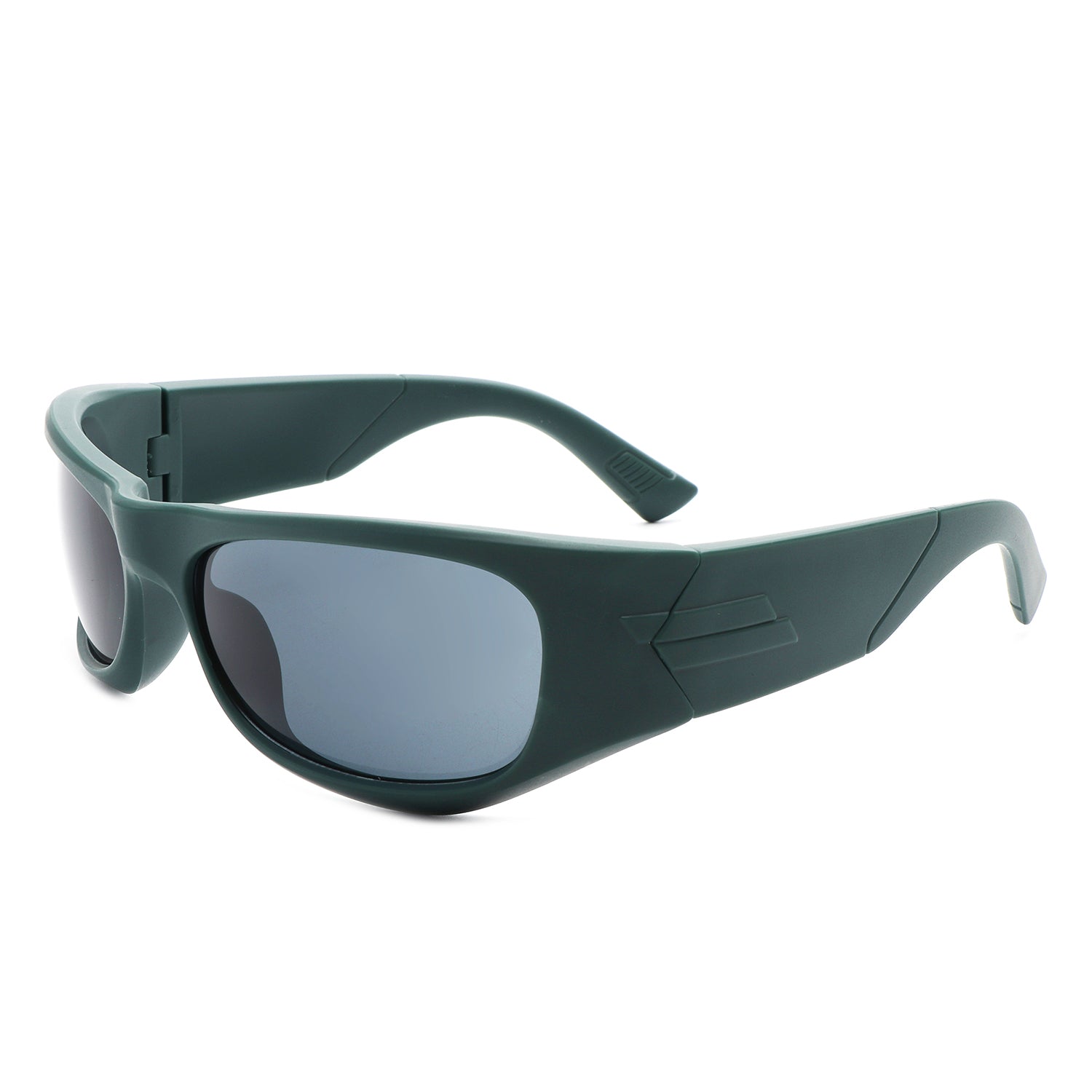 Gleamery Geometric Square Tinted Wrap Around Sunglasses with a stylish design and UV protection.