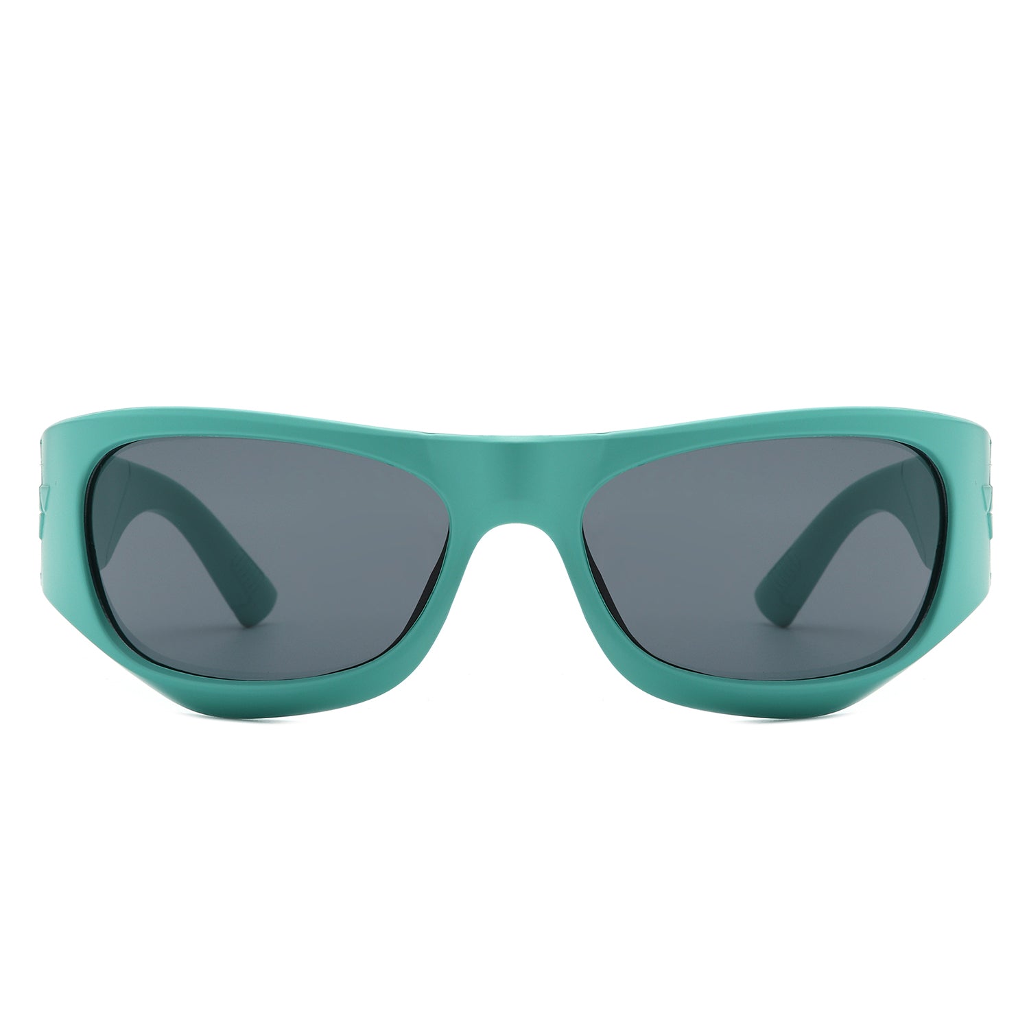 Gleamery Geometric Square Tinted Wrap Around Sunglasses with a stylish design and UV protection.