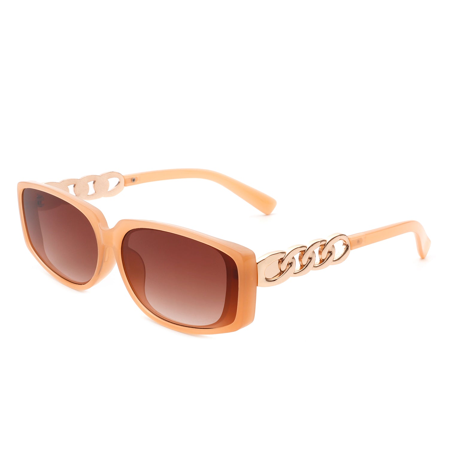 Helixian Women Square Chic Fashion Rectangle Sunglasses with stylish square design and UV protection.