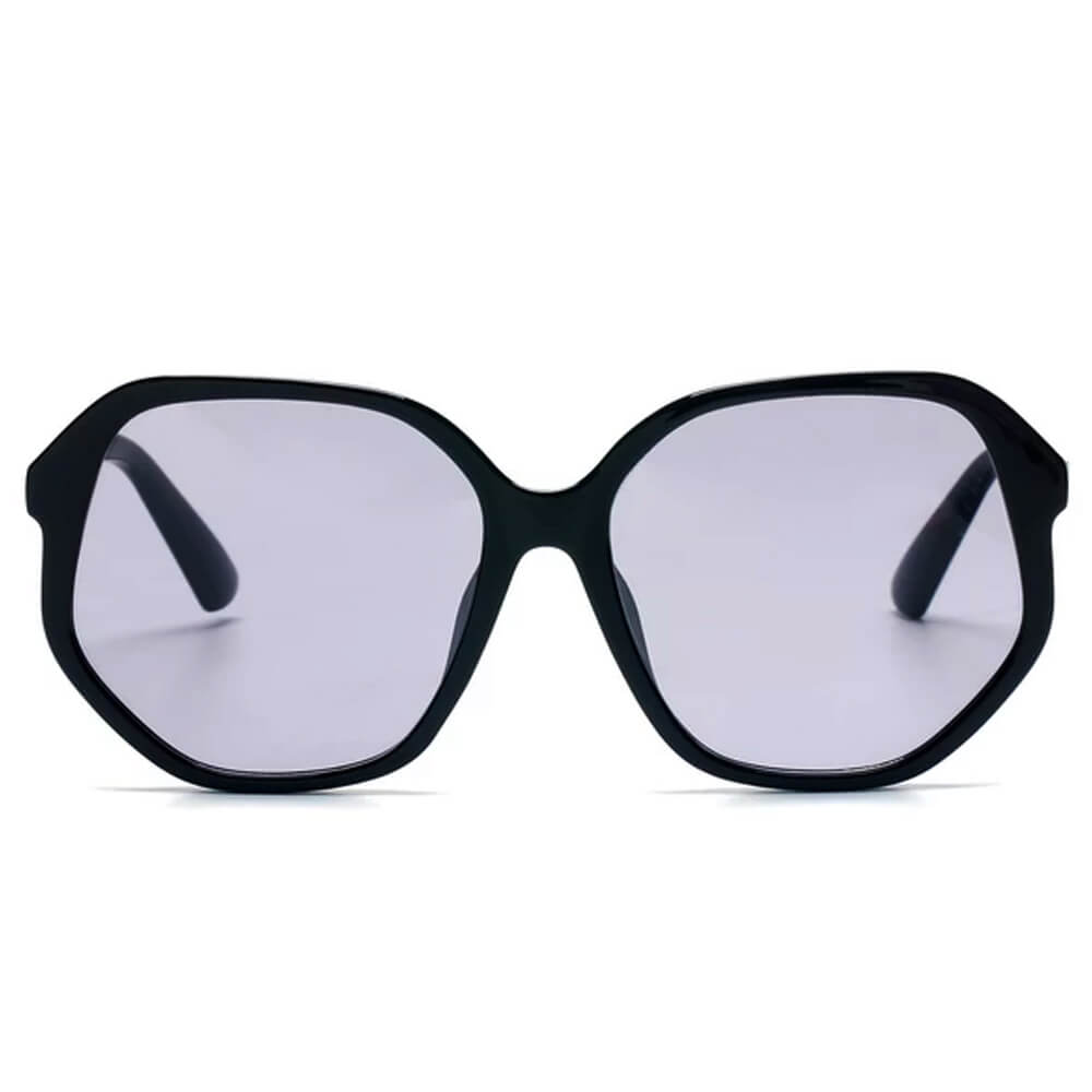 Joliet Women Geometric Round Oversized Fashion Sunglasses with a stylish design and UV protection.