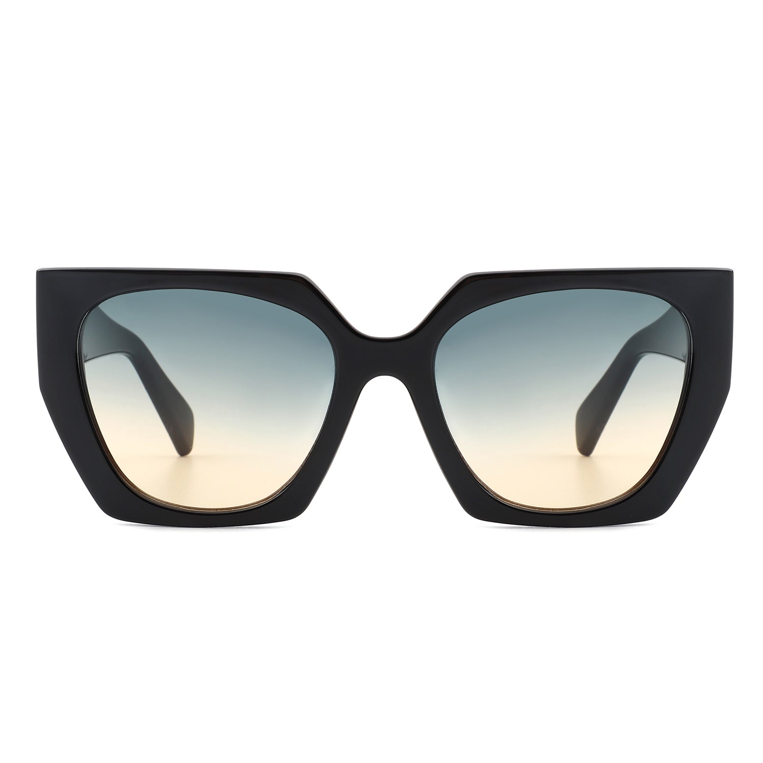 Kaeliana Oversize Square Tinted Cat Eye Sunglasses with stylish design and UV protection.