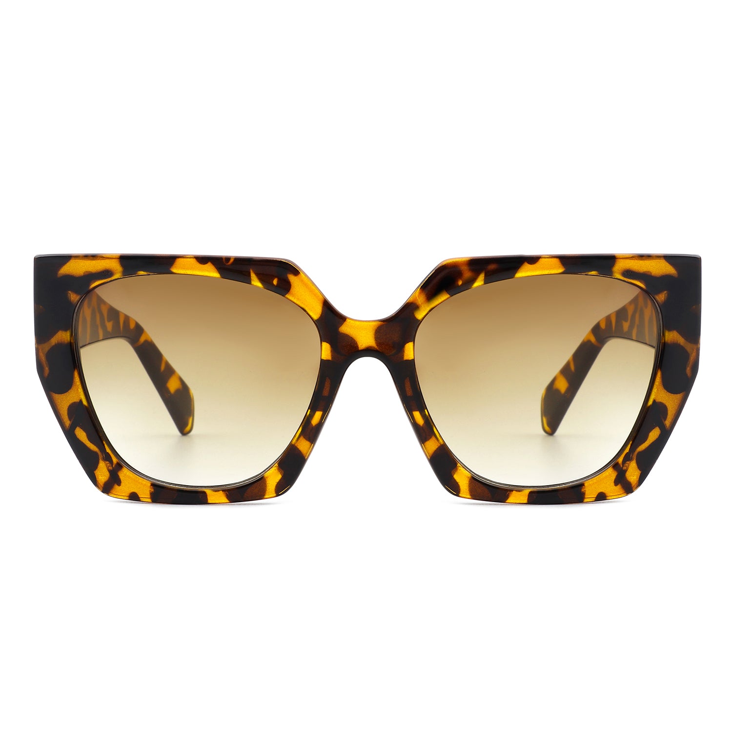 Kaeliana Oversize Square Tinted Cat Eye Sunglasses with stylish design and UV protection.