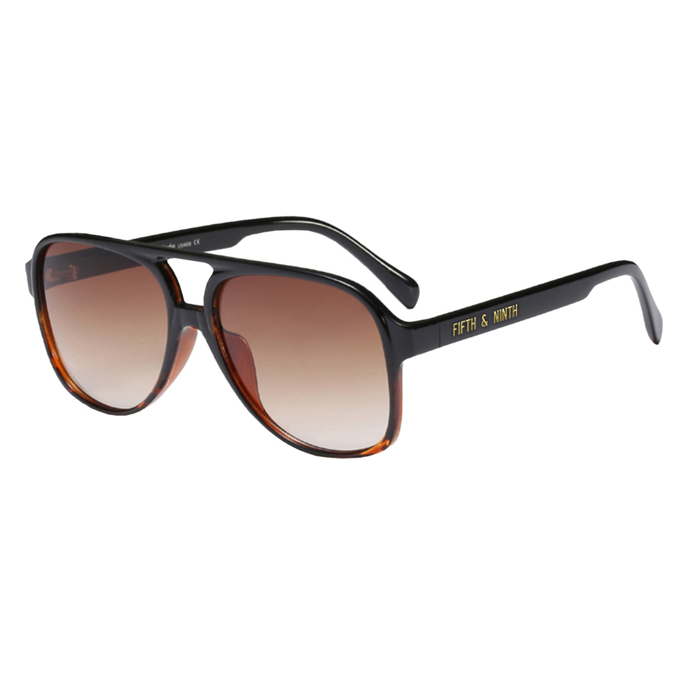 A pair of Kingston retro aviator sunglasses with a high-quality frame, showcasing their stylish design and protective lenses.