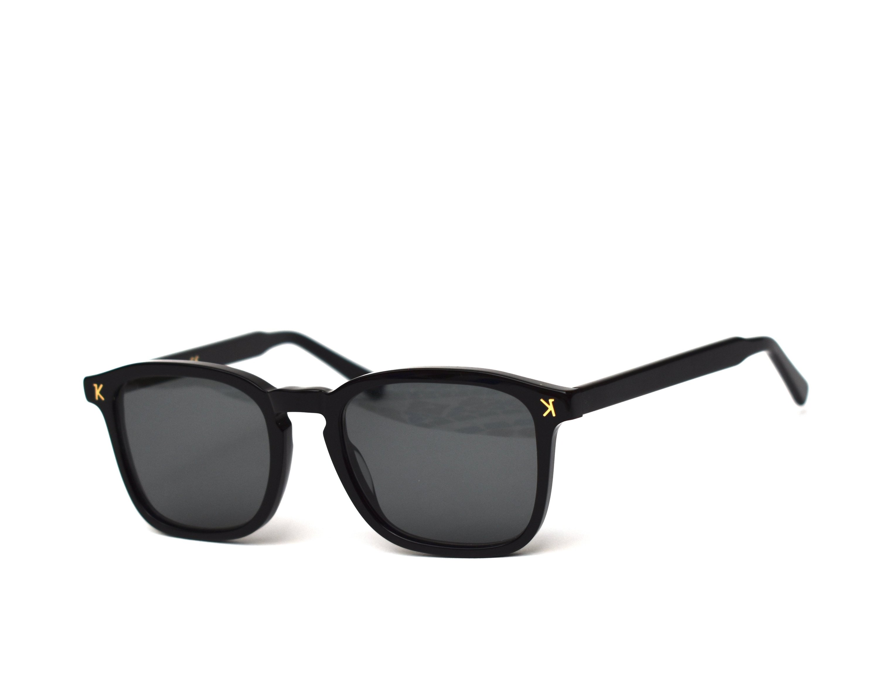 Kozy Cruiser Black eyewear featuring a sleek black acetate frame and Zeiss CR39 lenses.