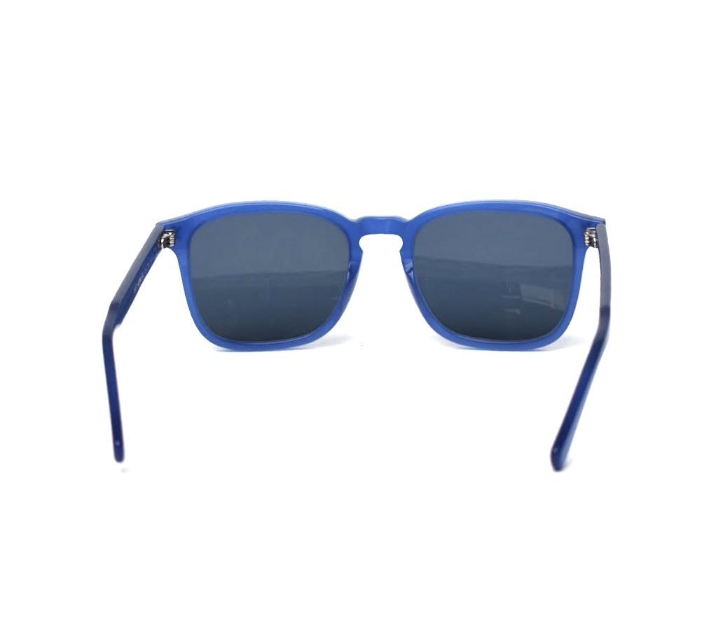 Kozy Cruiser Crystal Blue eyewear featuring a stylish acetate frame and Zeiss CR39 lenses.