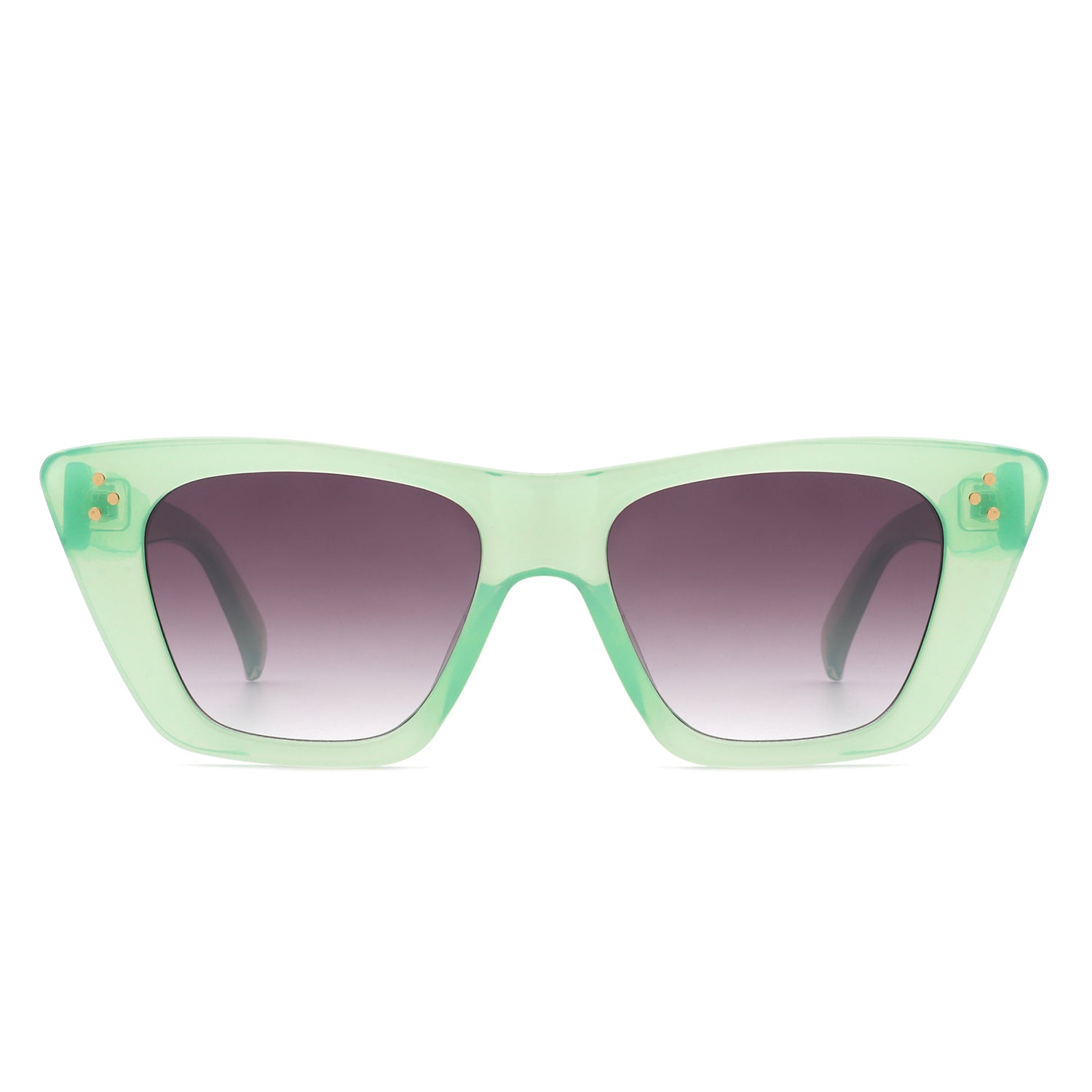 Lightnin Women Retro Cat Eye Fashion Square Sunglasses with a stylish design and UV protection.