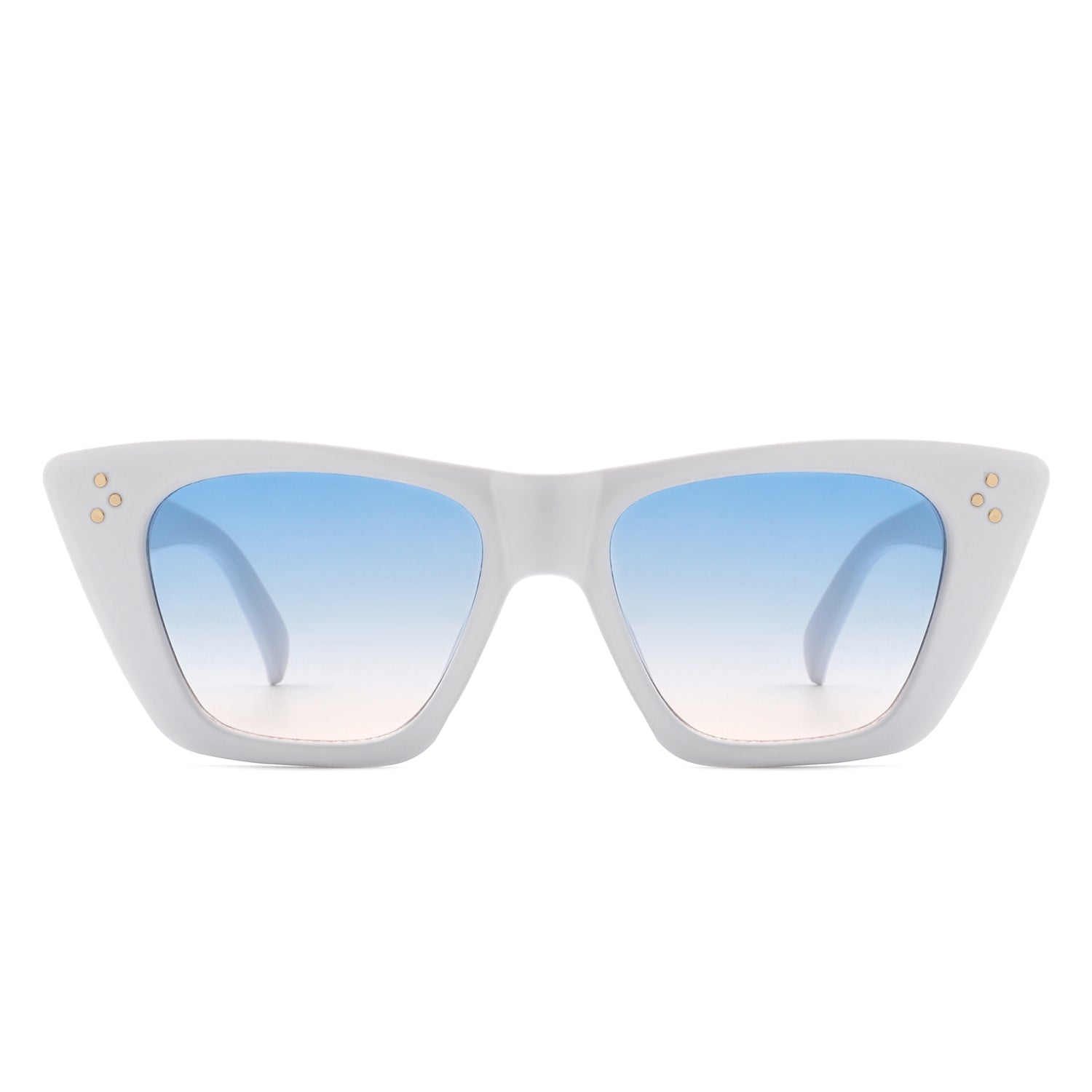 Lightnin Women Retro Cat Eye Fashion Square Sunglasses with a stylish design and UV protection.