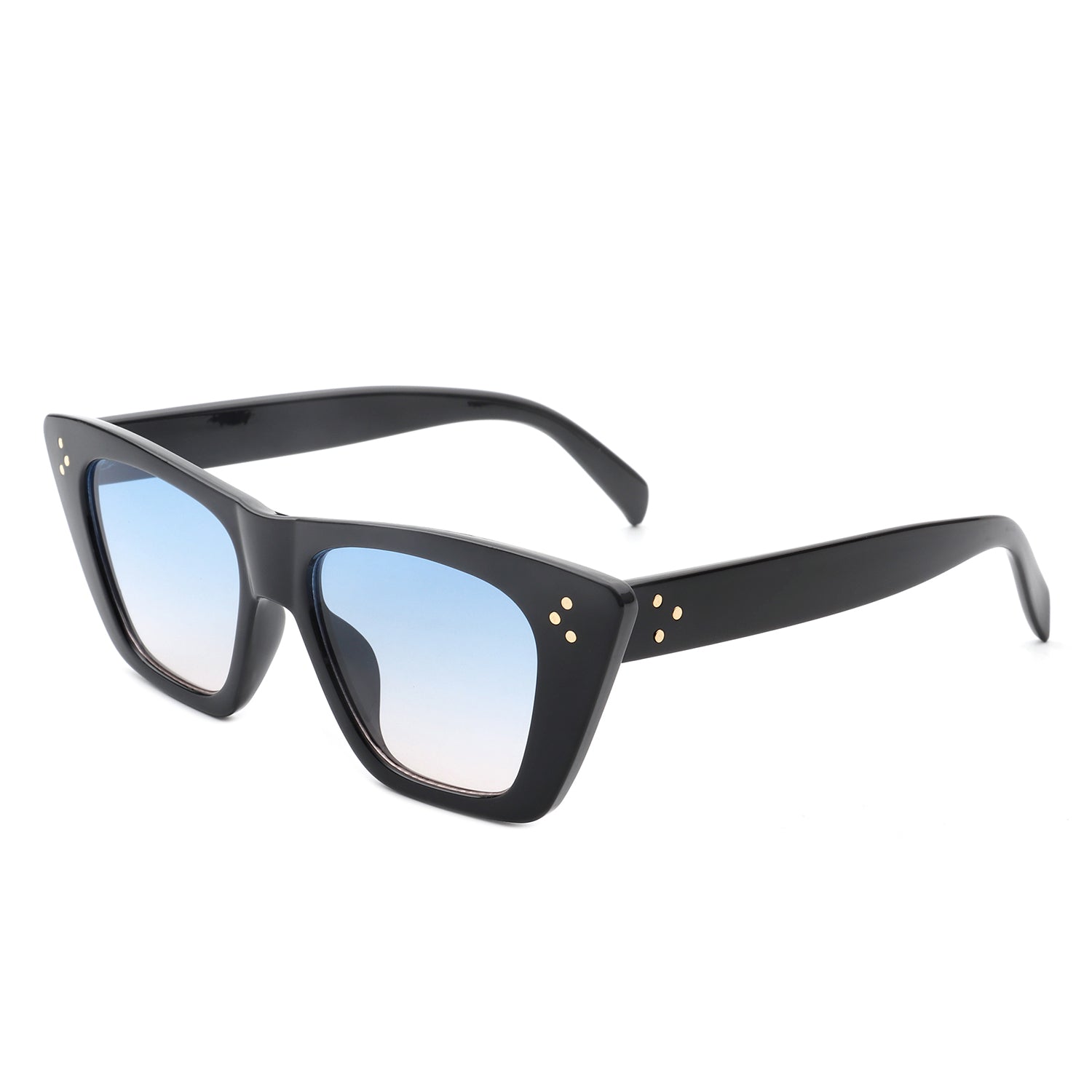 Lightnin Women Retro Cat Eye Fashion Square Sunglasses with a stylish design and UV protection.