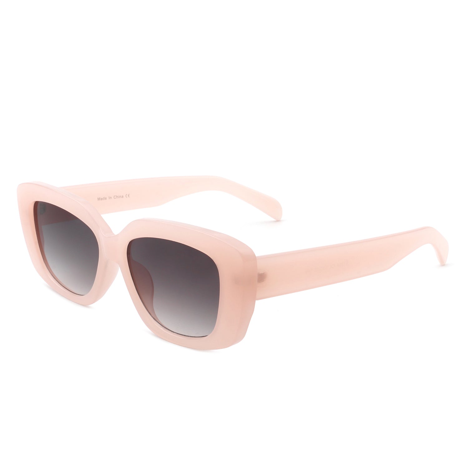 Linara Women Square Retro Fashion Sunglasses with plastic frame and PC lenses, stylish and protective.