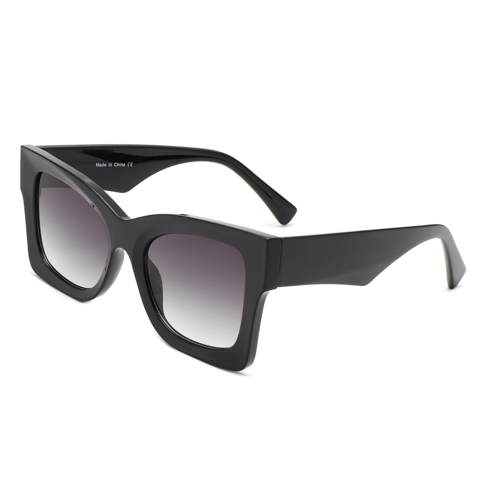 Liora Retro Fashion Square Cat Eye Sunglasses for Women, featuring a stylish cat eye design with lightweight plastic frames and polycarbonate lenses.