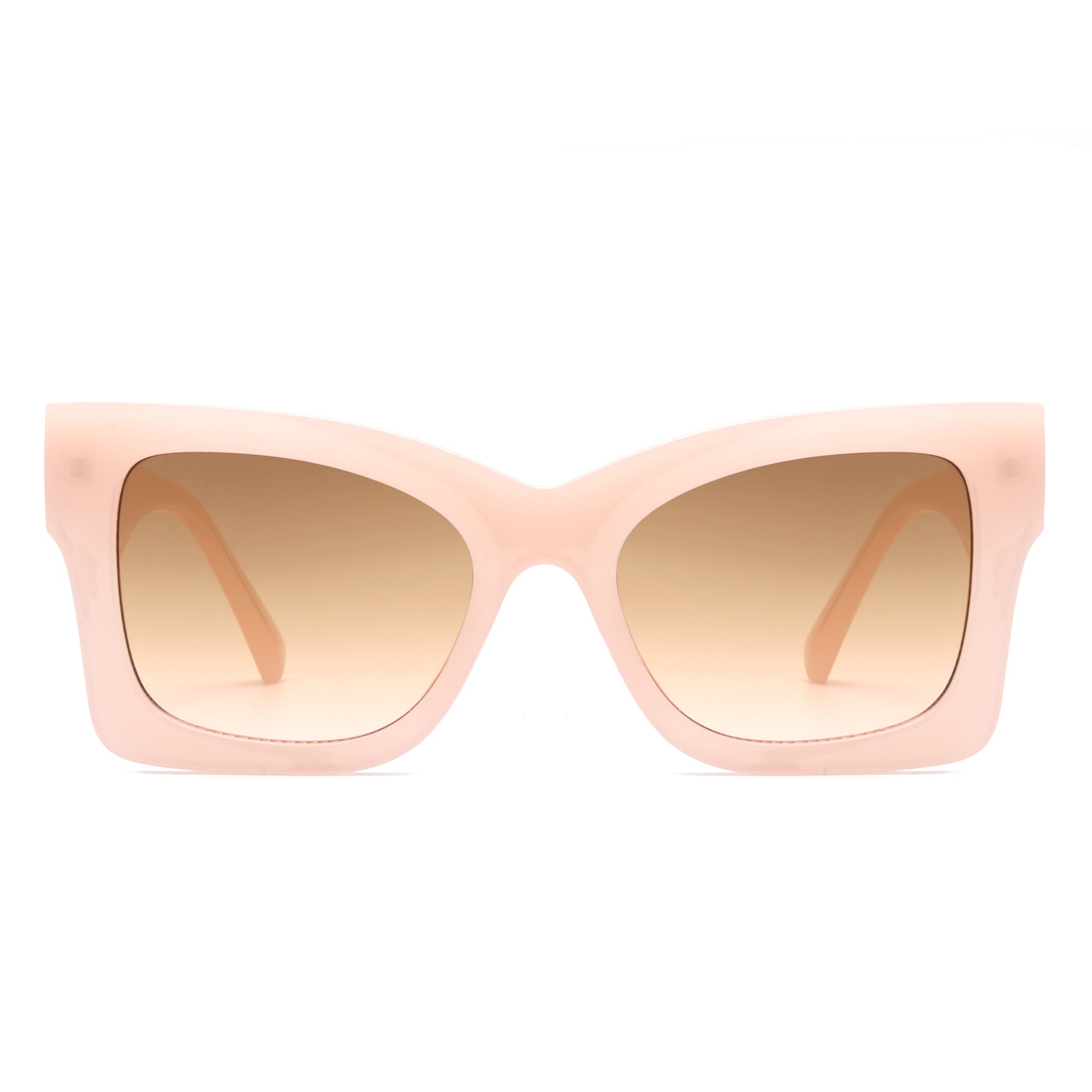 Liora Retro Fashion Square Cat Eye Sunglasses for Women, featuring a stylish cat eye design with lightweight plastic frames and polycarbonate lenses.