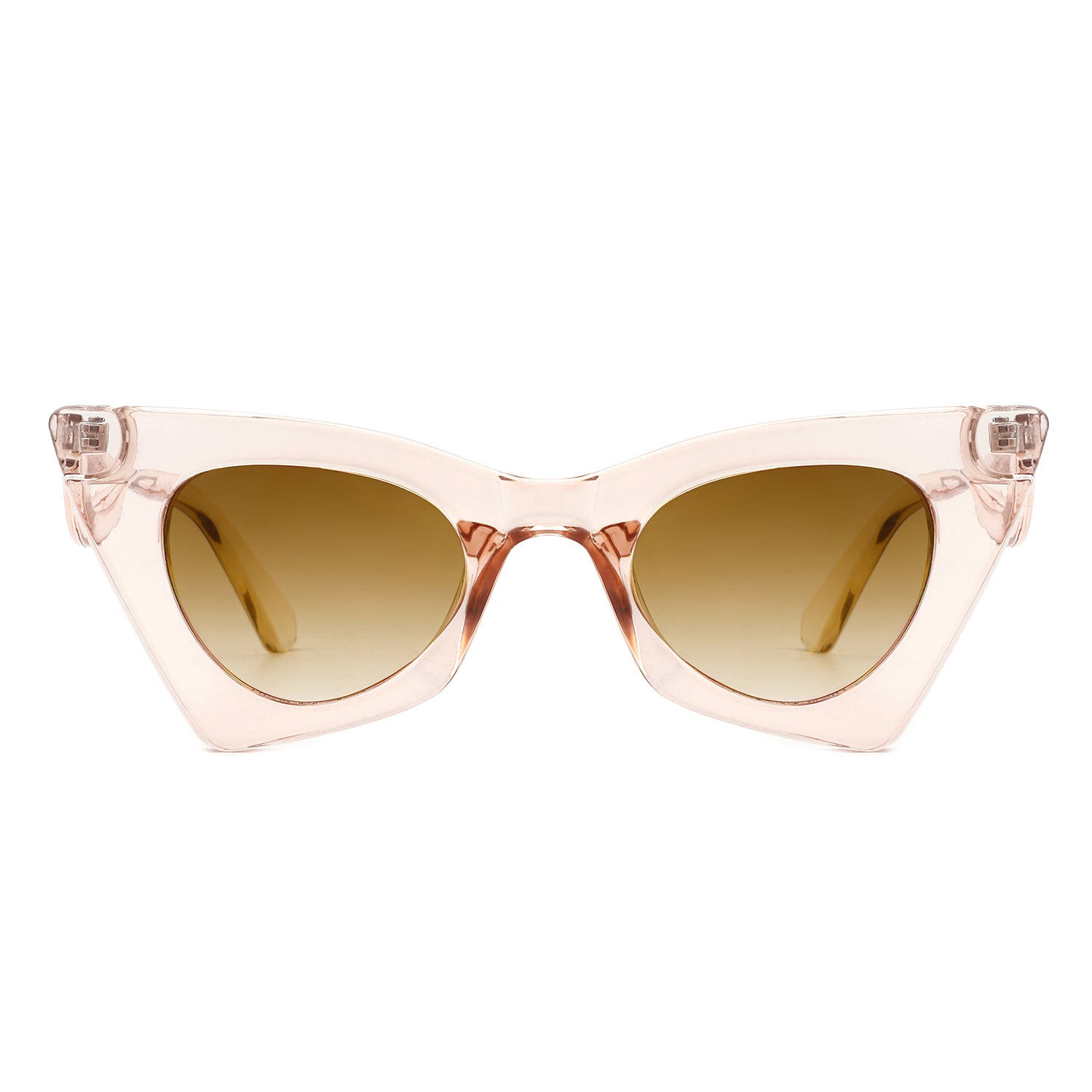 Luminea Women Retro High Pointed Vintage Fashion Cat Eye Sunglasses with a stylish cat eye design, featuring a plastic frame and UV protection.