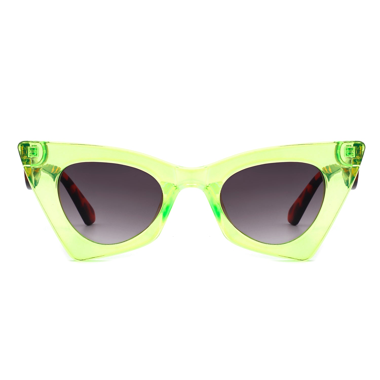 Luminea Women Retro High Pointed Vintage Fashion Cat Eye Sunglasses with a stylish cat eye design, featuring a plastic frame and UV protection.