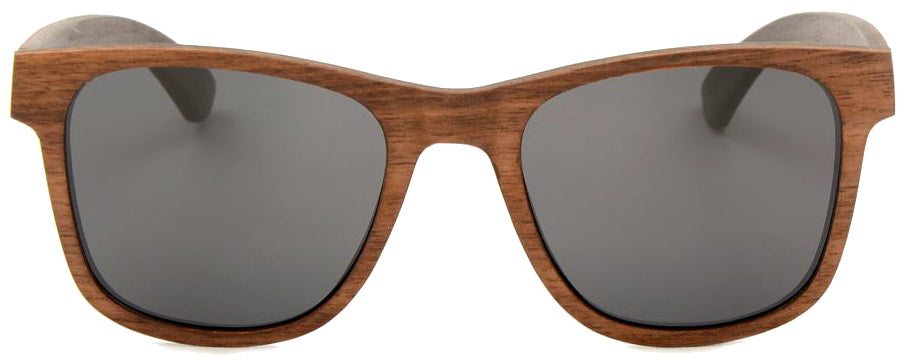 Micky Wood Sunglasses featuring multilayer wood frame in various wood combinations with grey TAC polarised lenses.