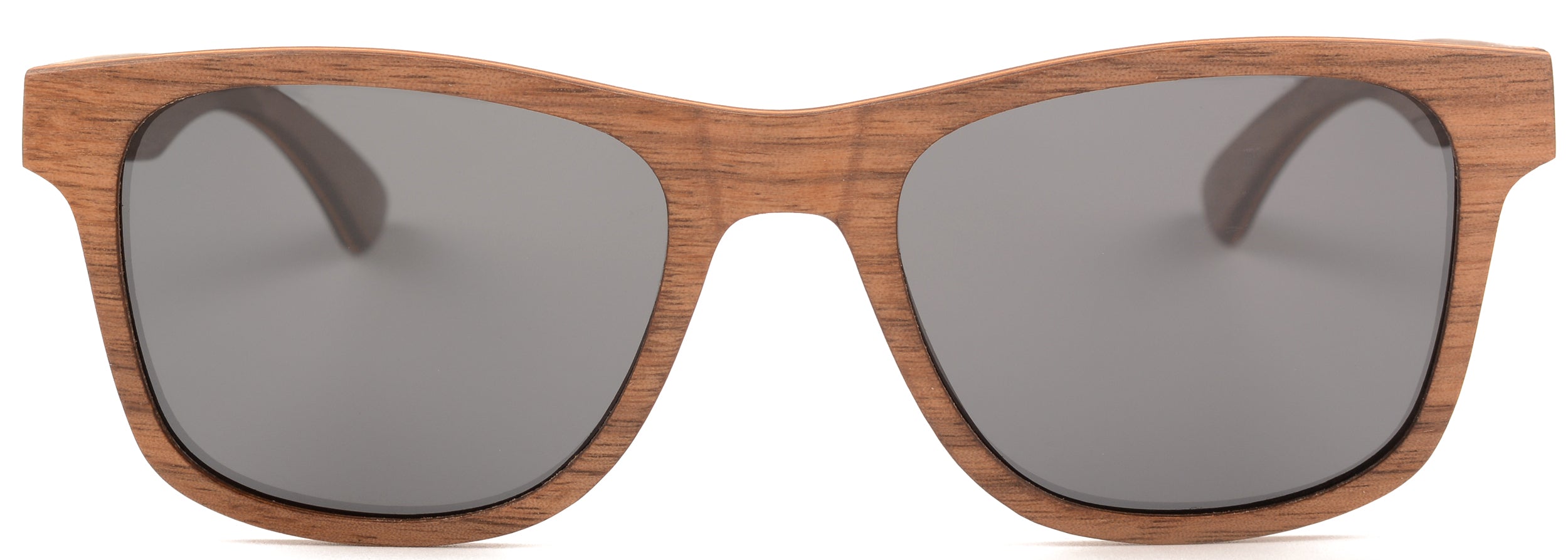 Micky Wood Sunglasses featuring multilayer wood frame in various wood combinations with grey TAC polarised lenses.