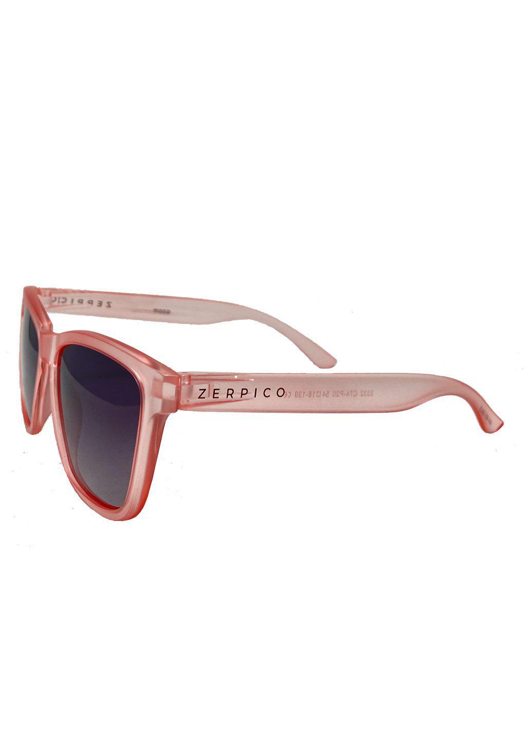 MOOD Wayfarer V2 - Orchid sunglasses featuring a pink frame and black polarized lenses, perfect for stylish sun protection.