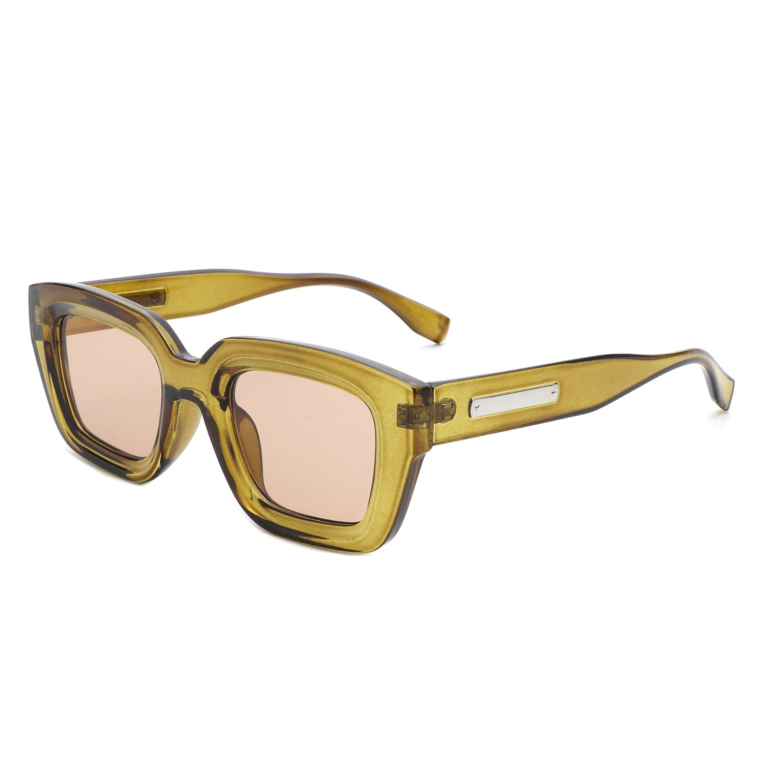 Moonluxe Classic Square Retro Tinted Fashion Sunglasses with a stylish design and tinted lenses.