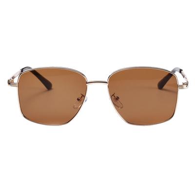 Monterey Sunglasses featuring a retro lightweight frame and square earthy toned lenses, perfect for sun protection.