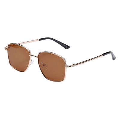 Monterey Sunglasses featuring a retro lightweight frame and square earthy toned lenses, perfect for sun protection.