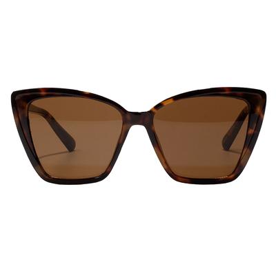 A pair of stylish Moscow sunglasses featuring an oversized cat-eye frame, perfect for sun protection and fashion.