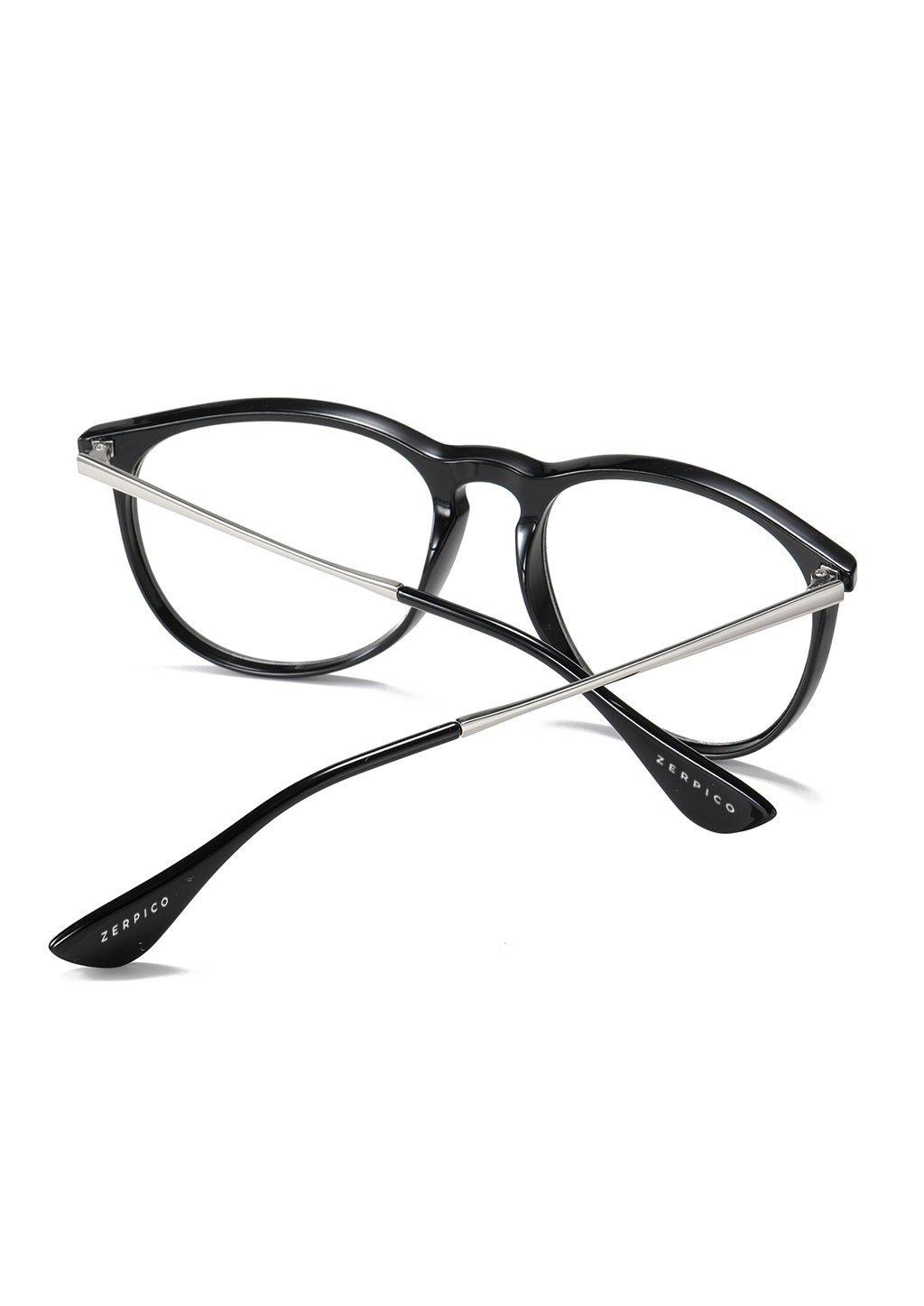 Nano anti blue-light glasses featuring a stylish cat-eye design, available in black, tortoise, and clear colors.