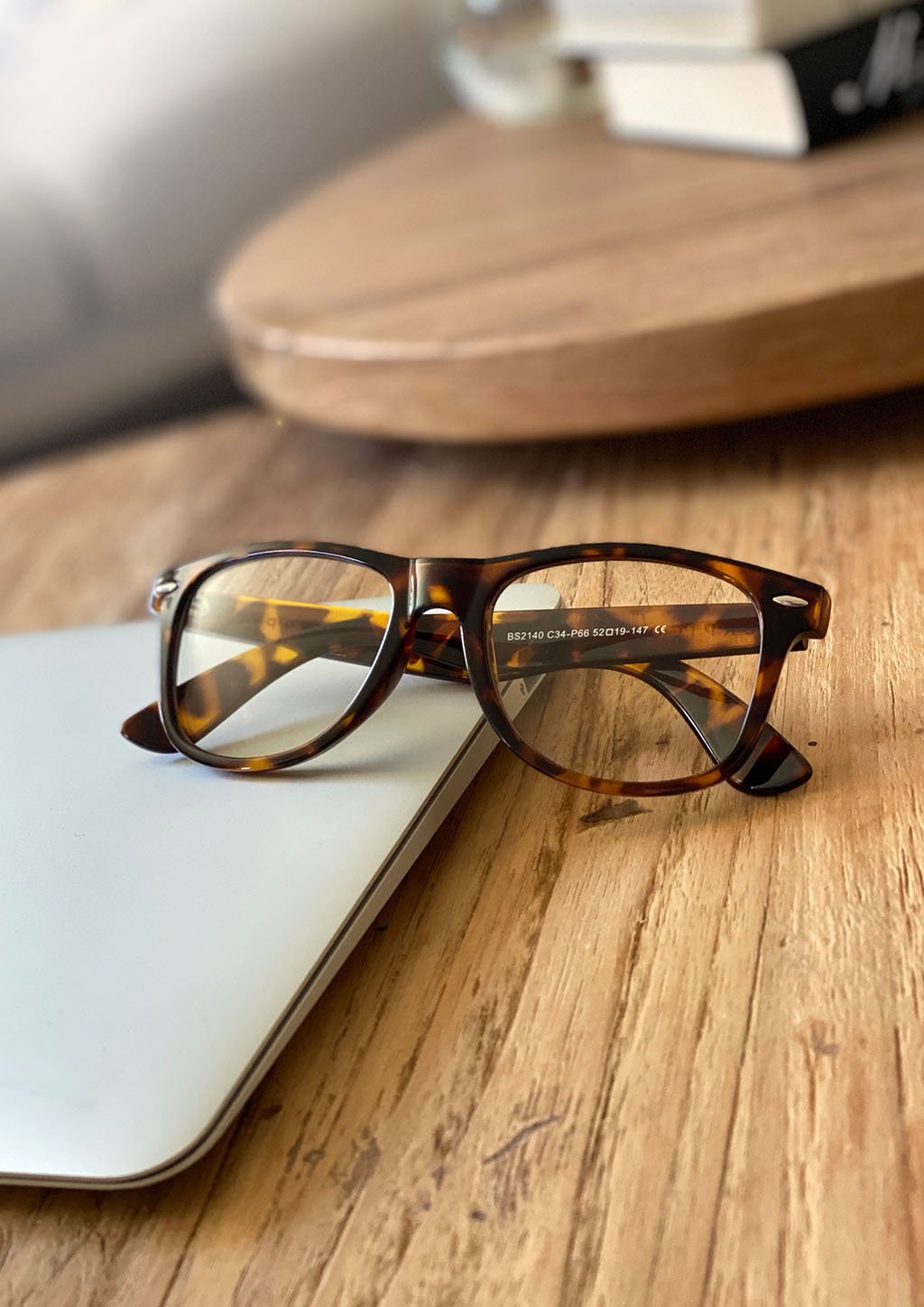 Xenon anti blue-light glasses in wayfarer style, available in black, tortoise, and transparent colors, designed for comfort and eye protection.