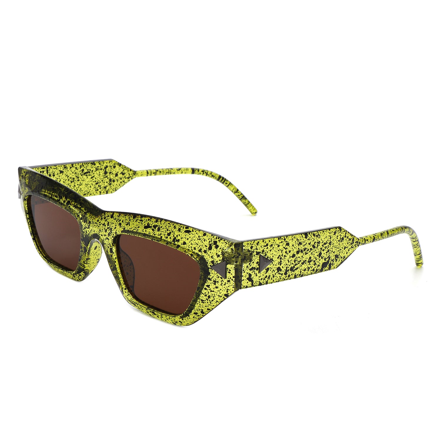 Oceanlux Retro Chic Cat Eye Chunky Square Women's Sunglasses with a stylish design and UV protection.