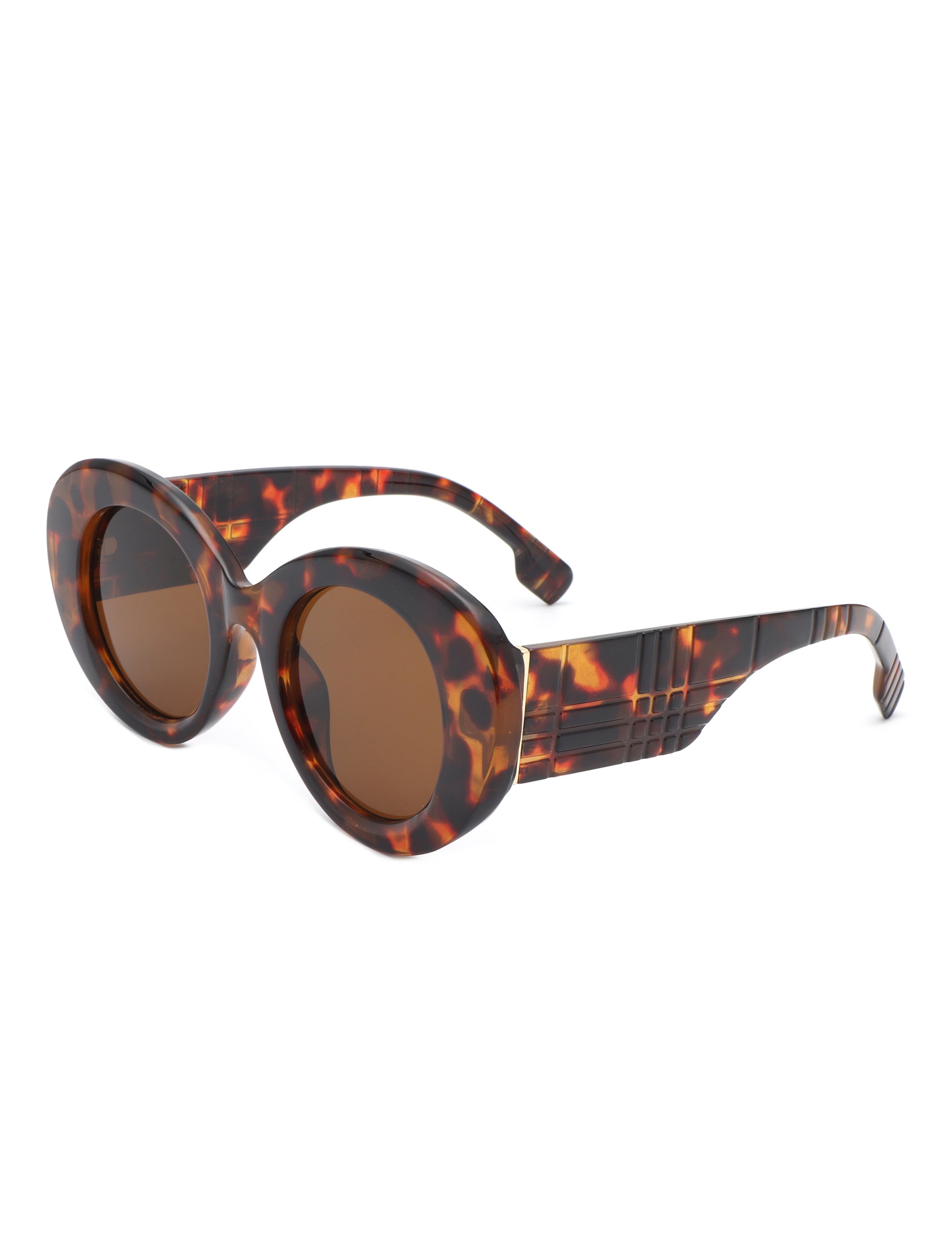 Optic Round Oval Oversized Women's Fashion Sunglasses with stylish design and UV protection.