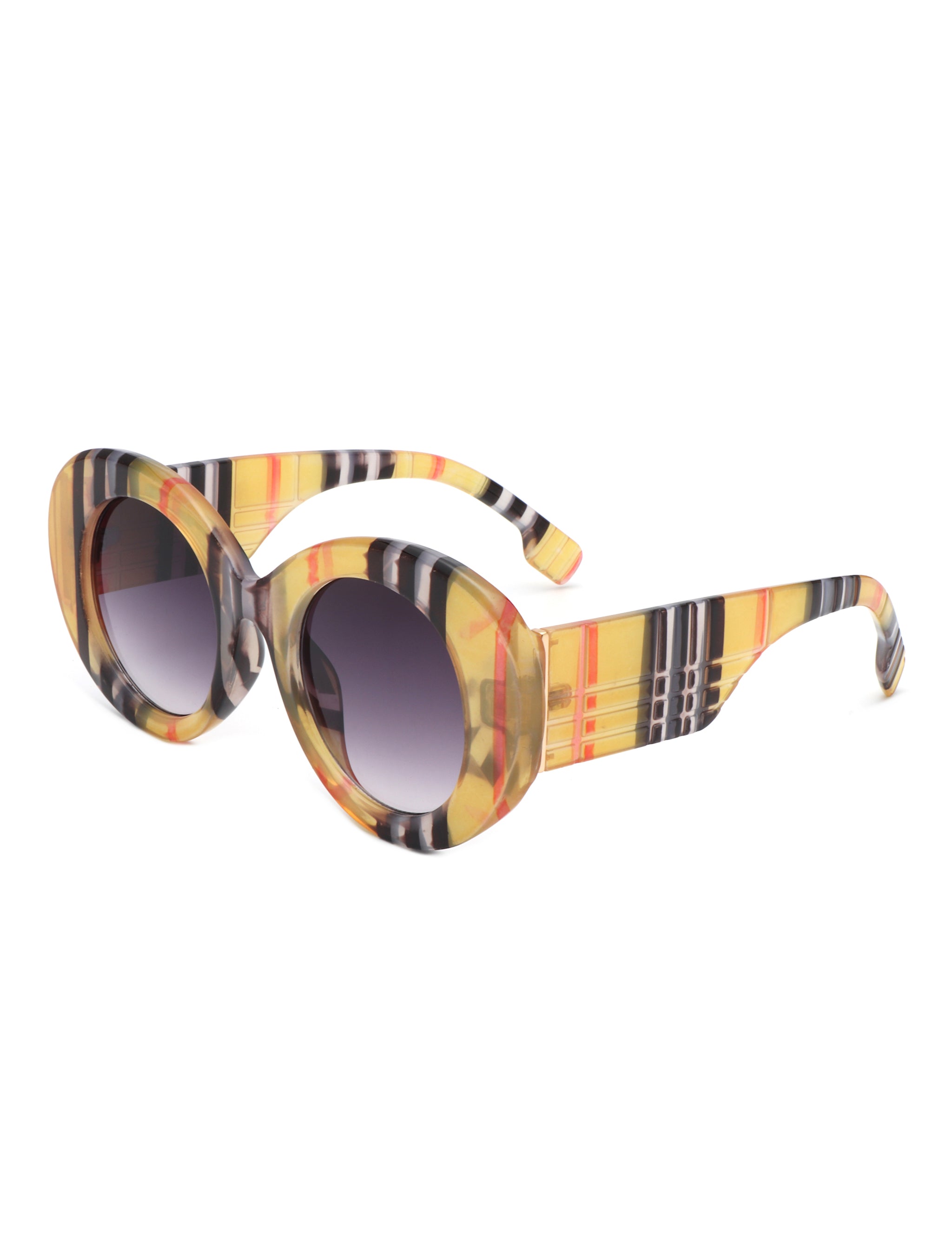 Optic Round Oval Oversized Women's Fashion Sunglasses with stylish design and UV protection.