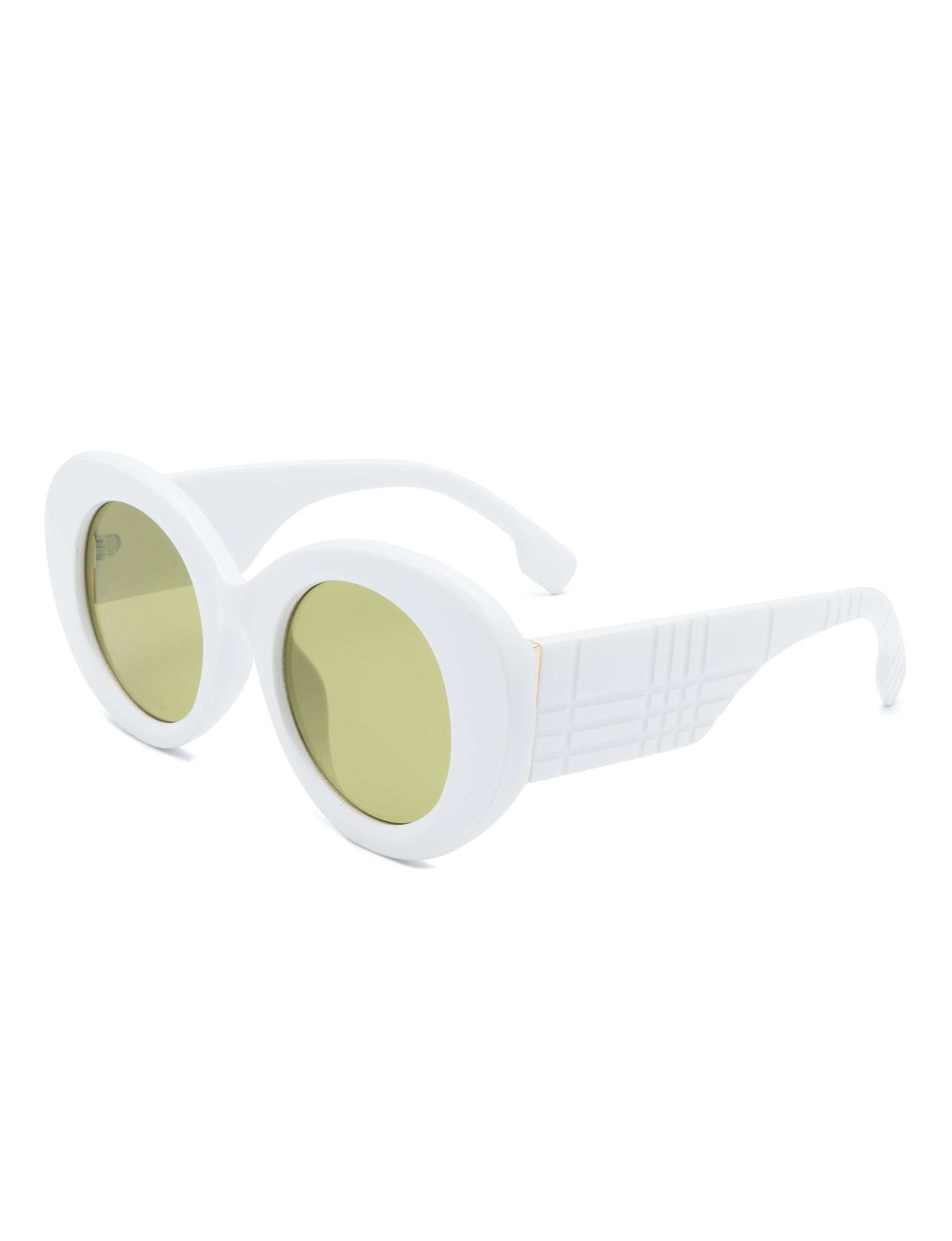 Optic Round Oval Oversized Women's Fashion Sunglasses with stylish design and UV protection.