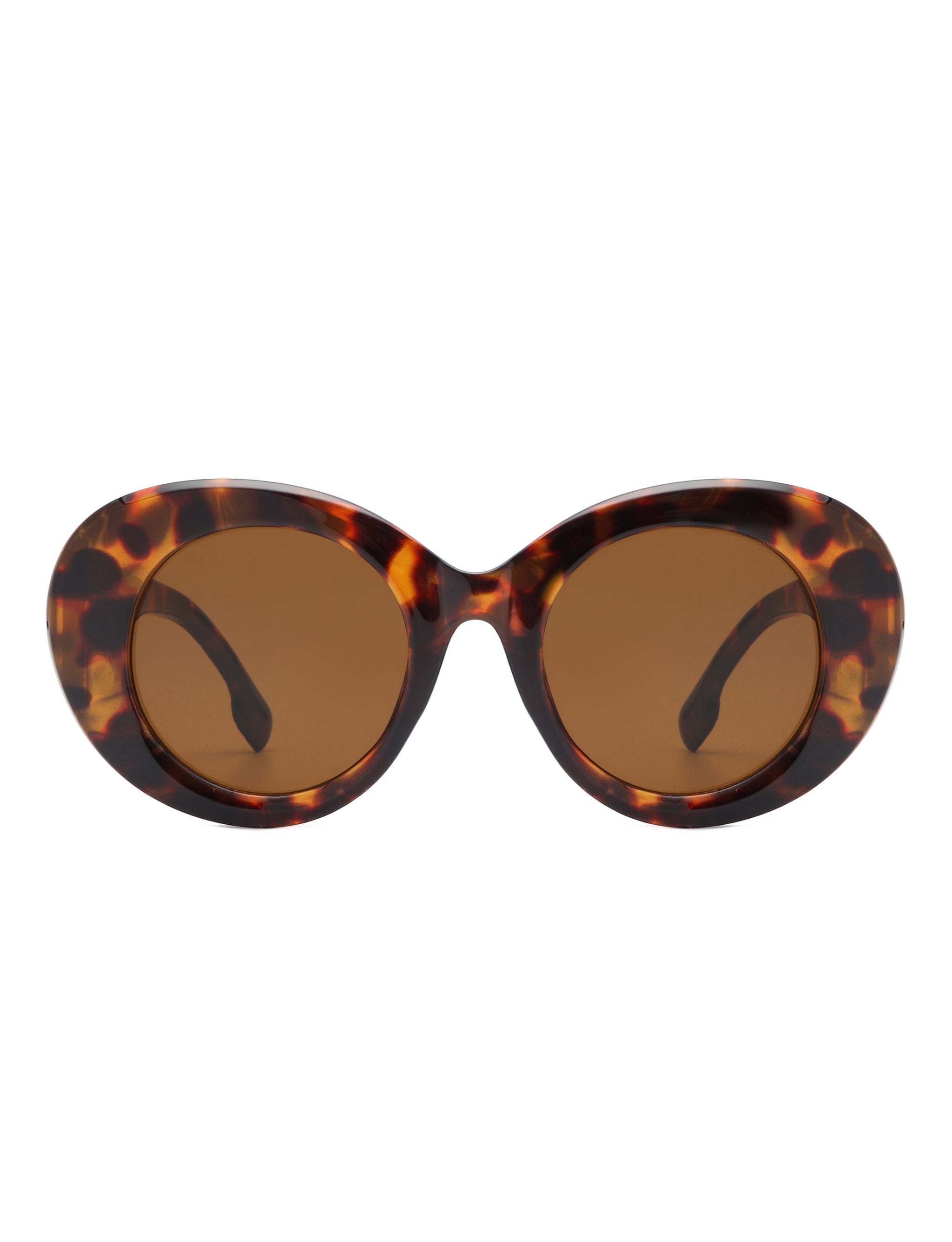 Optic Round Oval Oversized Women's Fashion Sunglasses with stylish design and UV protection.