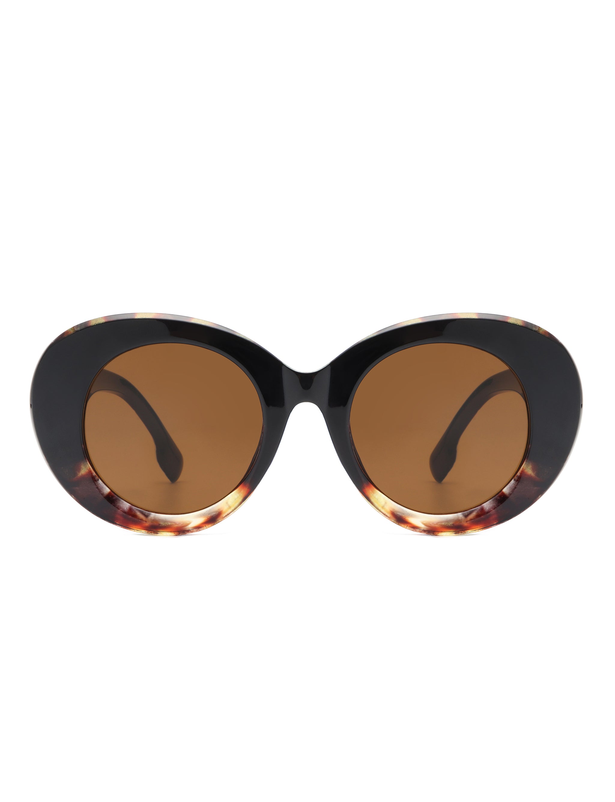 Optic Round Oval Oversized Women's Fashion Sunglasses with stylish design and UV protection.