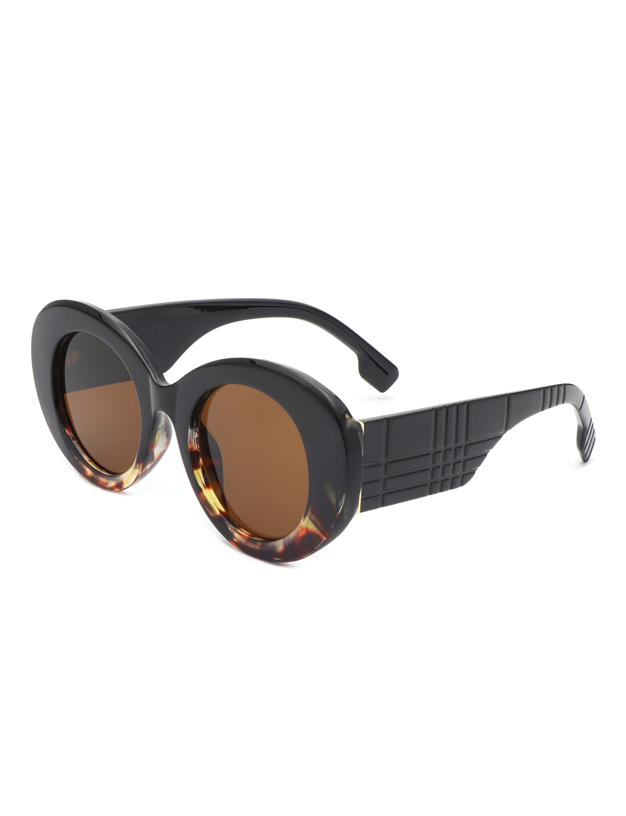 Optic Round Oval Oversized Women's Fashion Sunglasses with stylish design and UV protection.