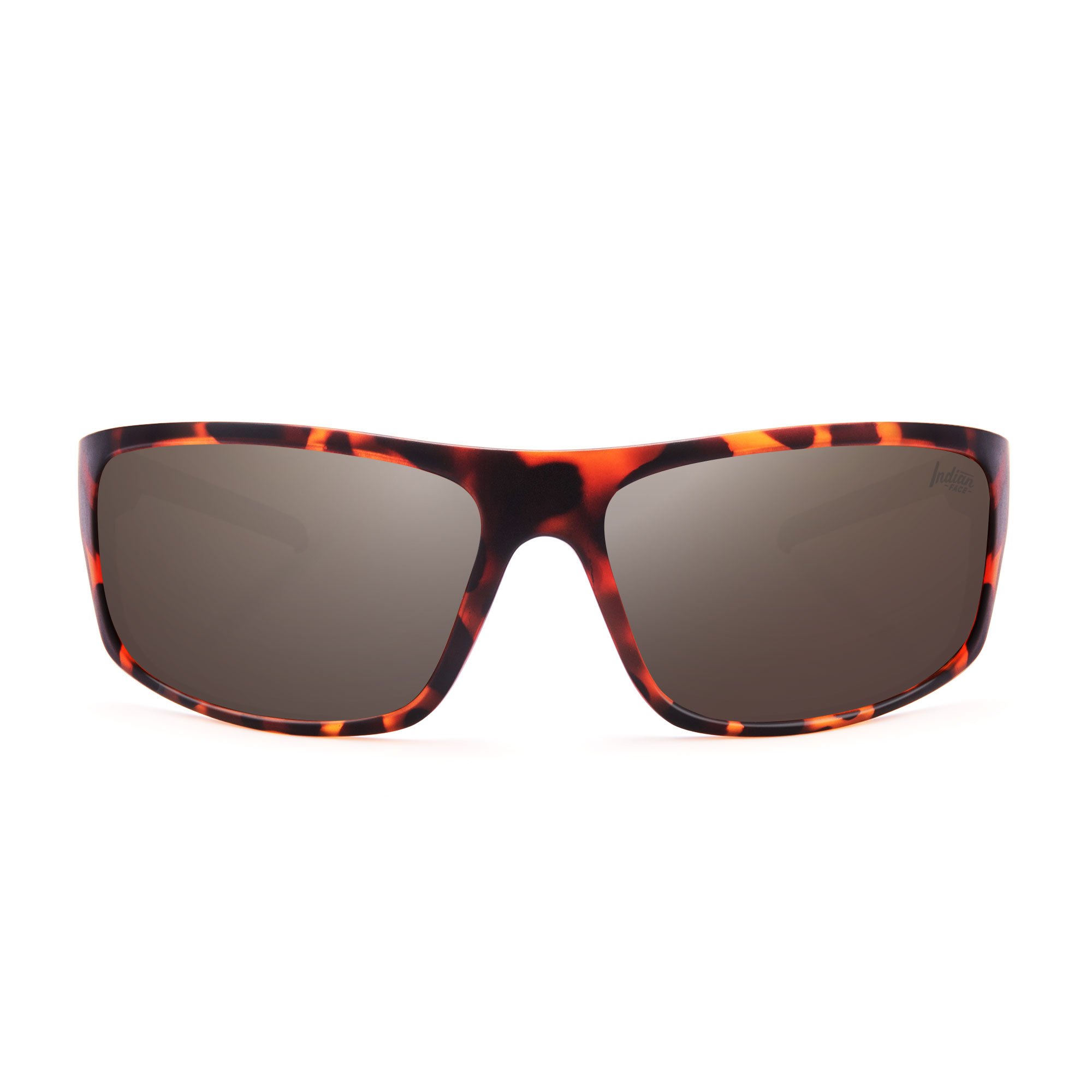 Outbreak Tortoise Brown sunglasses with polarized lenses, showcasing a stylish unisex design suitable for outdoor activities.